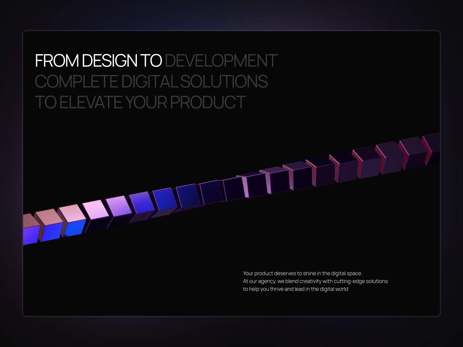 About Us: From Design to Development