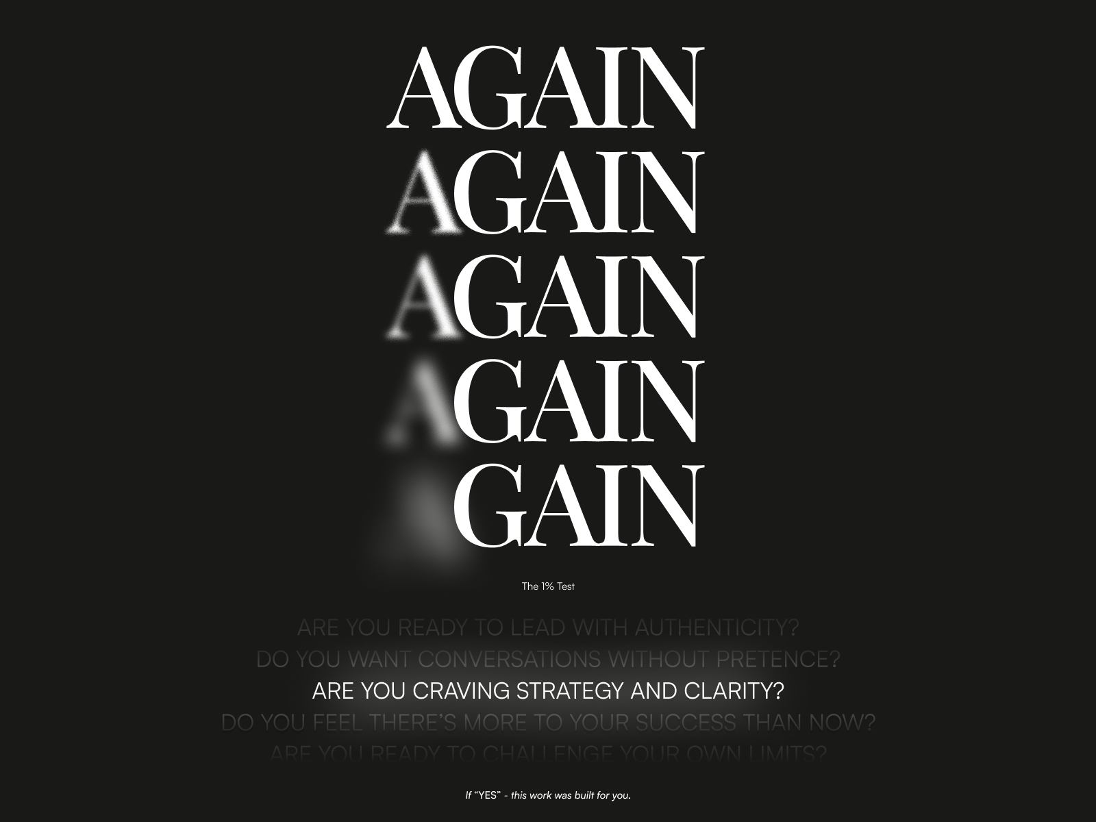 Motivational Concept Blocks — “AGAIN” & “DON’T QUIT IT”