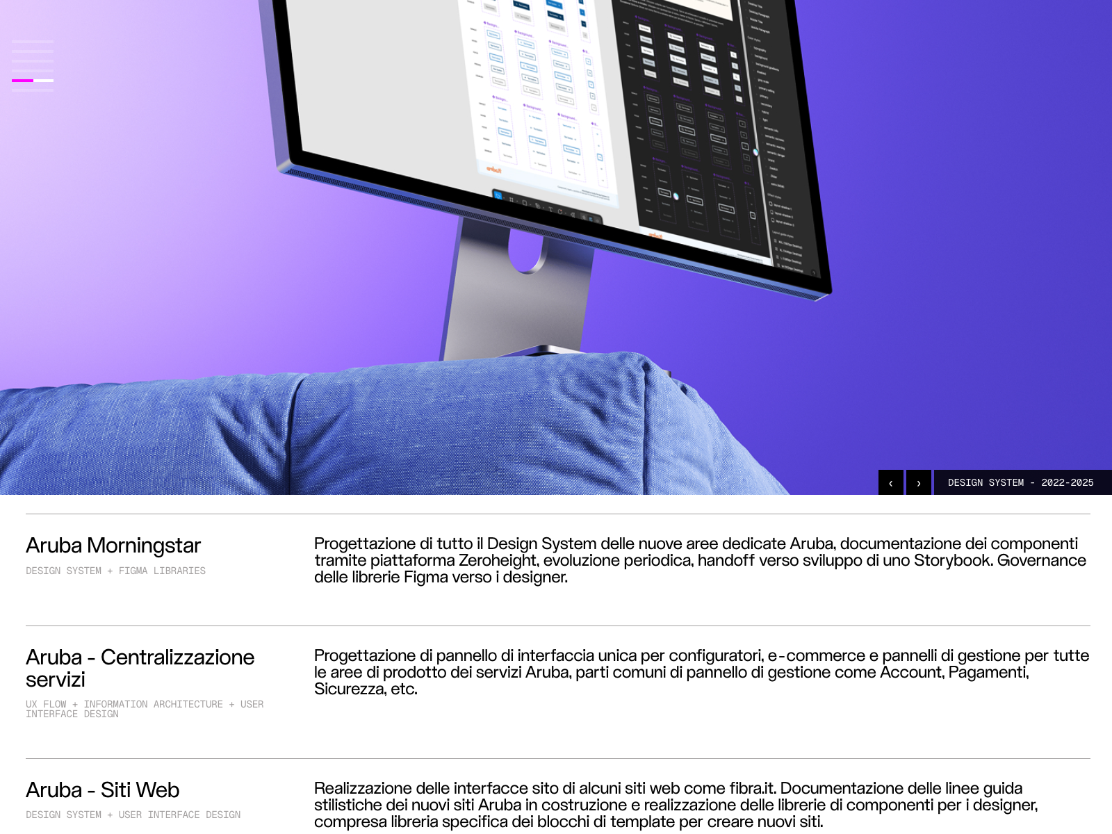 Services, Portfolio, and Team