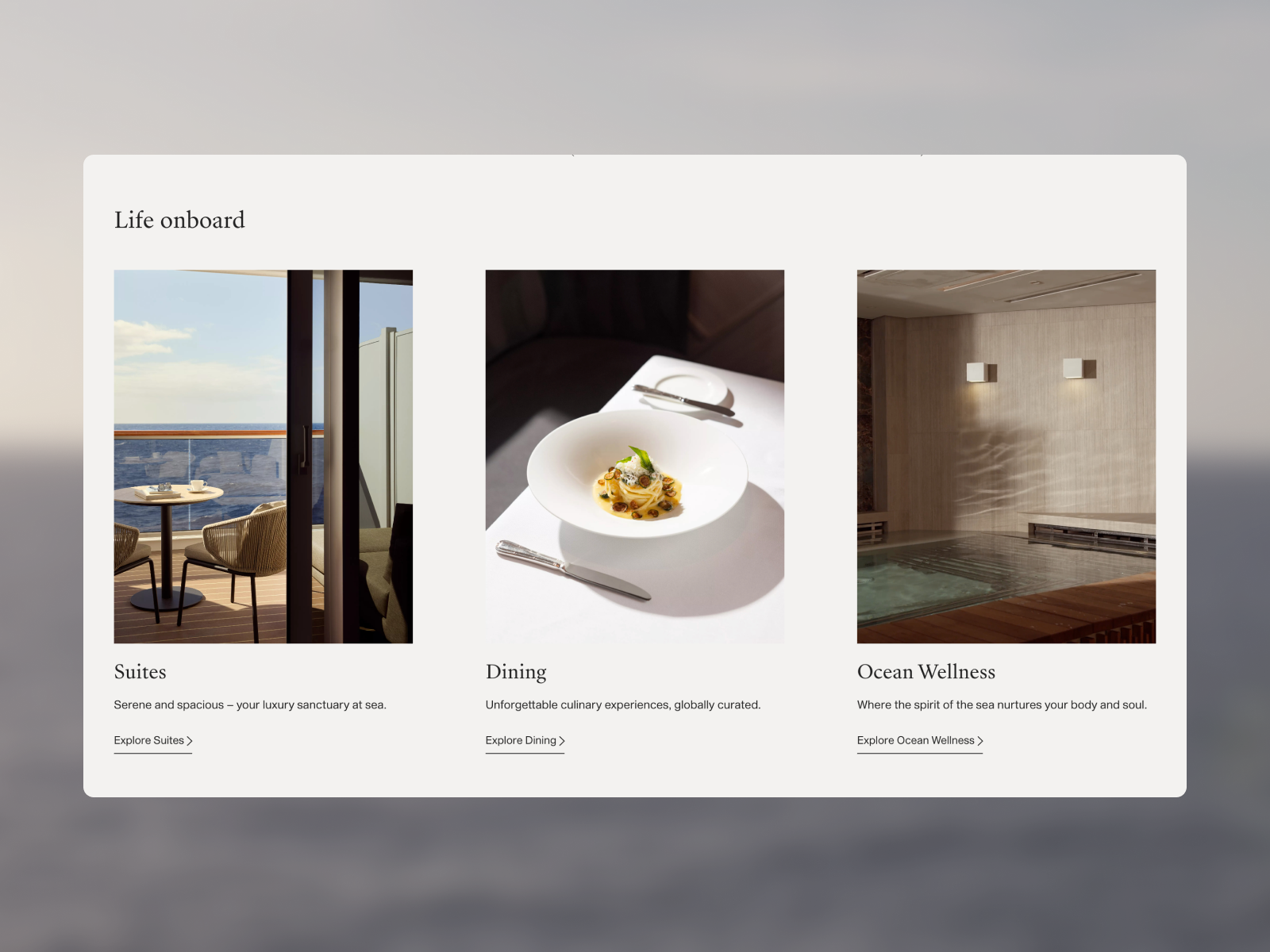 Explora Journeys Homepage