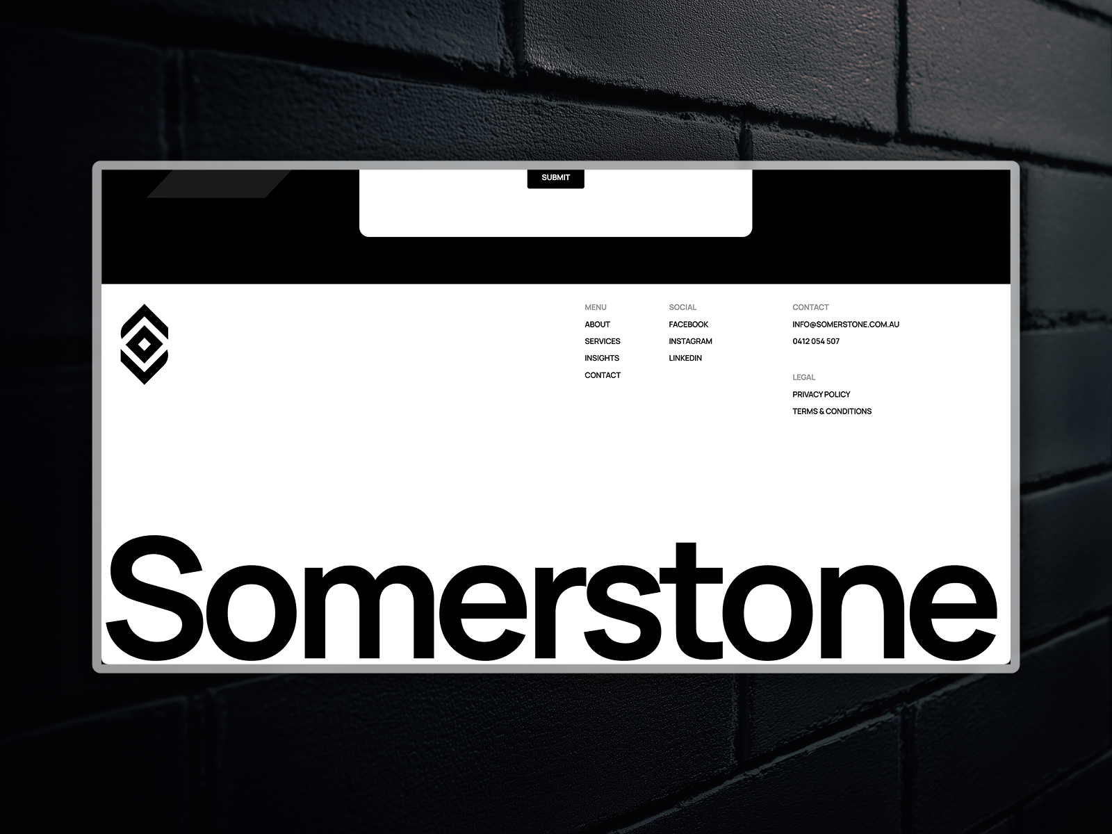 Somerstone - Footer