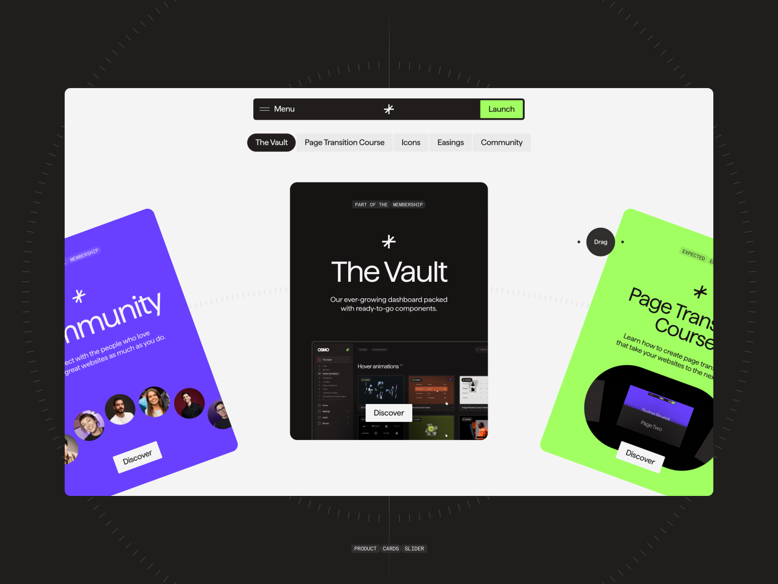 Rotating Product Slider