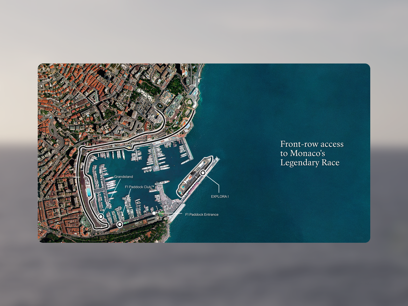 Explora Journeys F1 Microsite