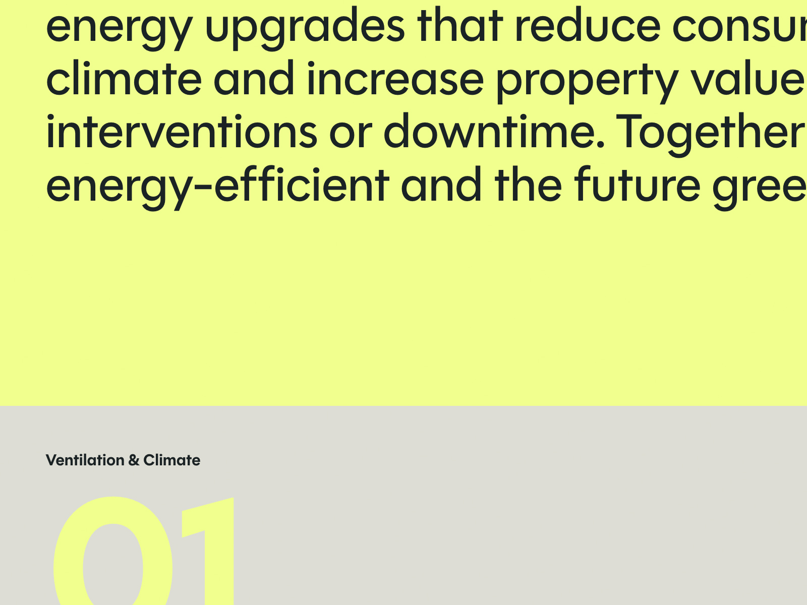 Section intro and content