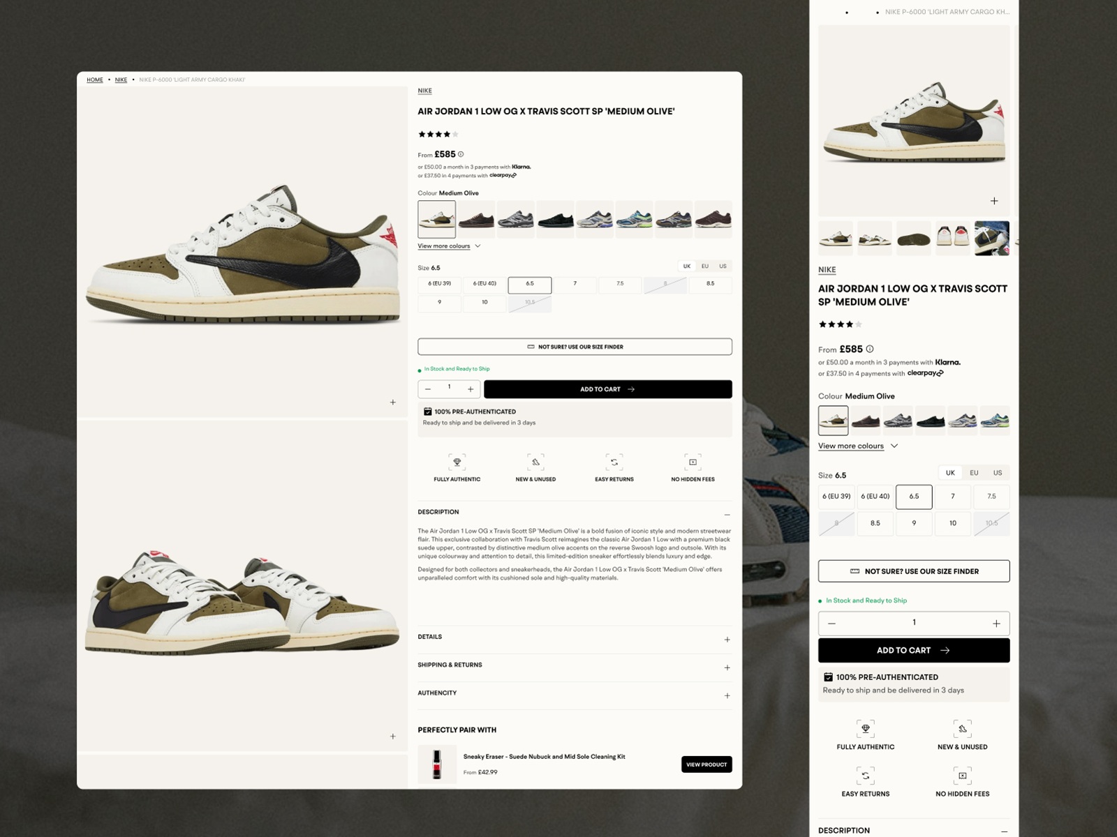 Product Detail Page