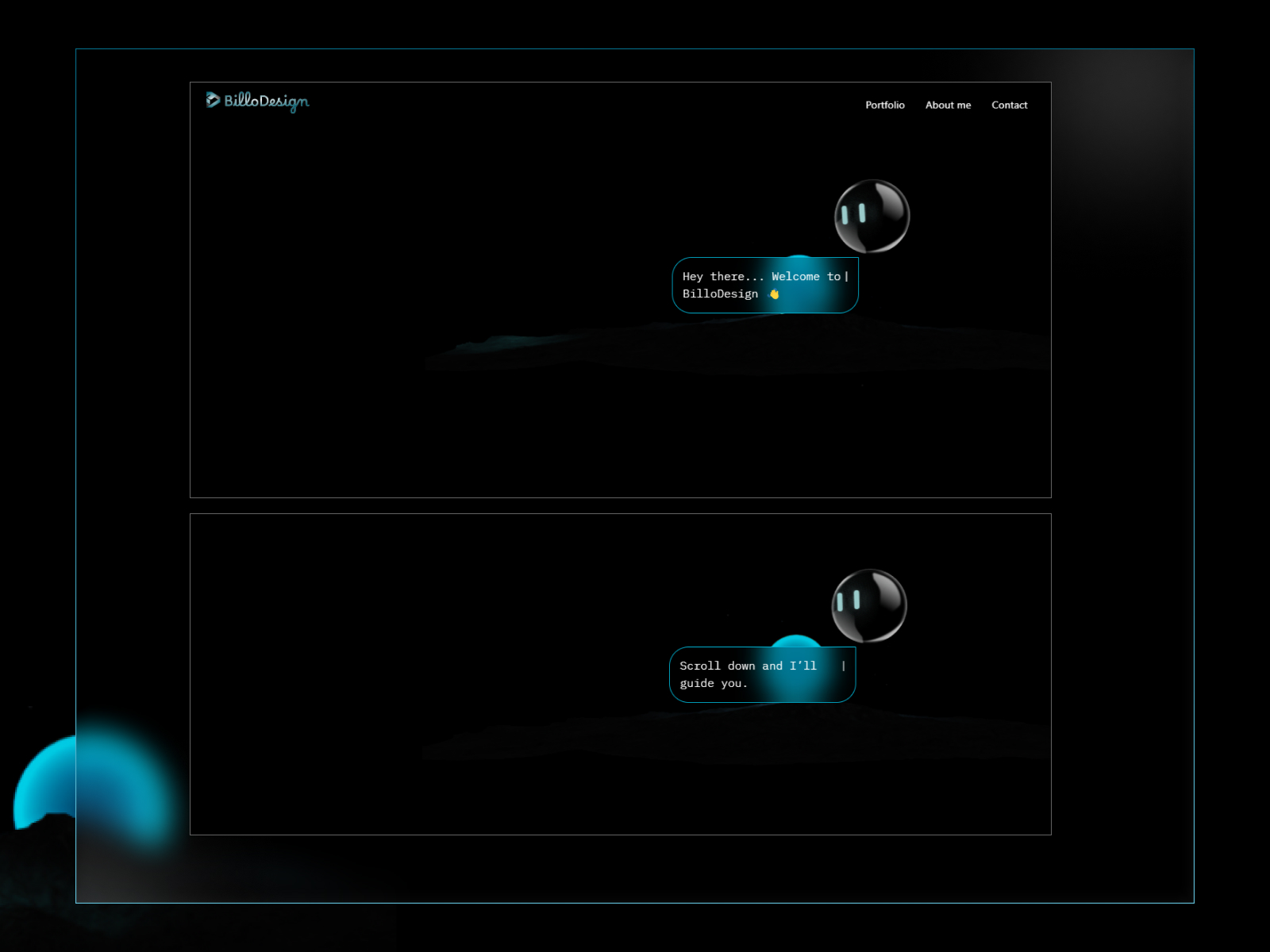 AI Orb Greeting — Personality-Driven Typing...