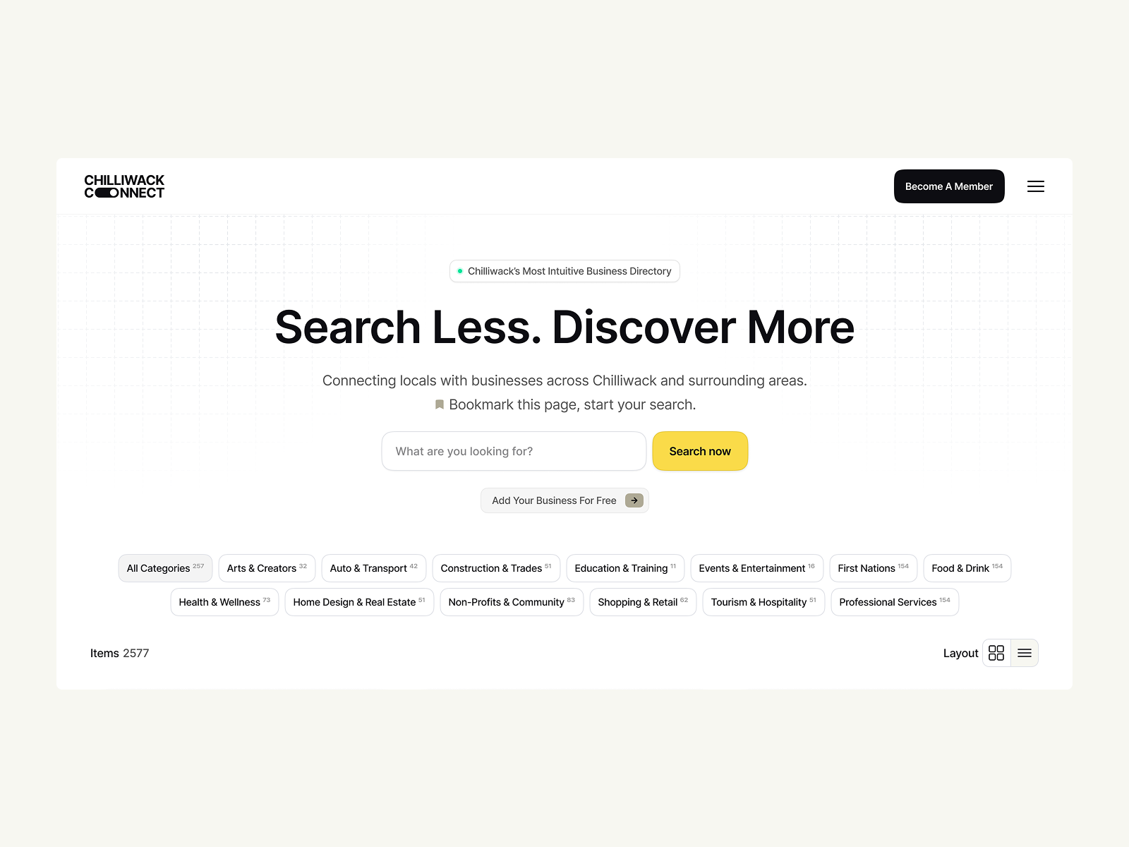 Advanced Search Bar w/ Category Tags & Numbers