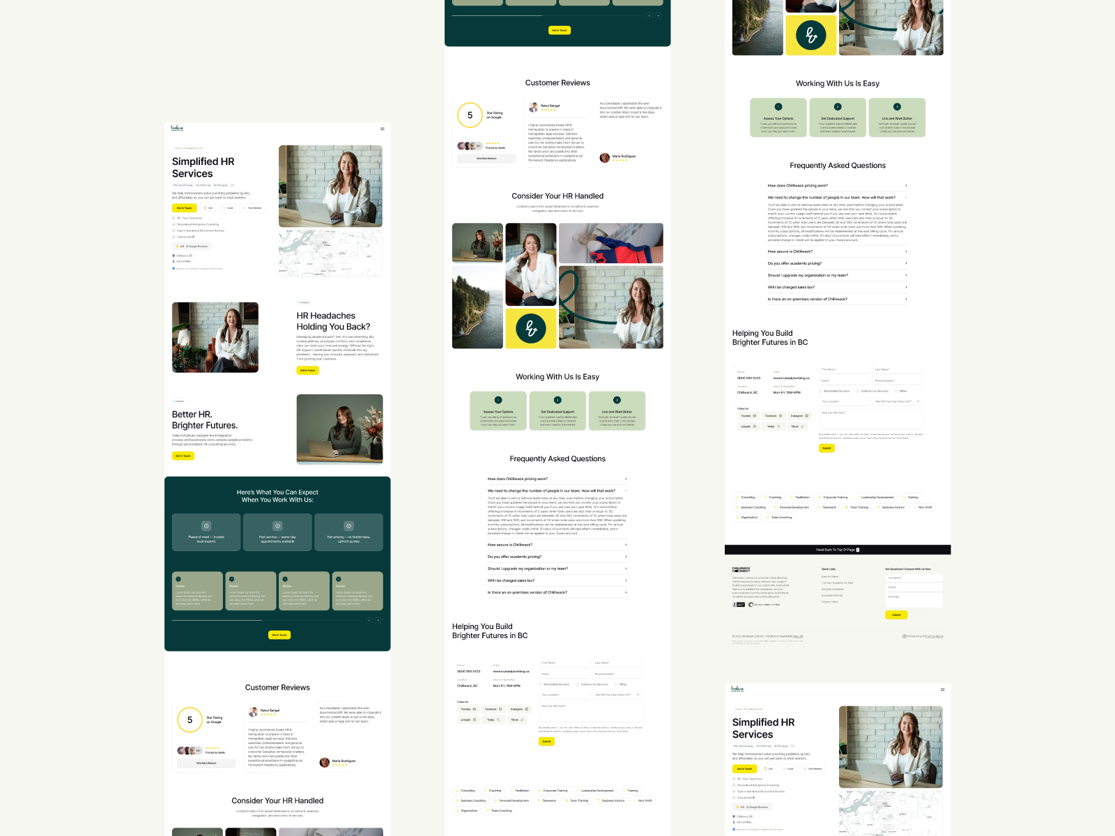 A CMS Listing page that acts as a Landing...