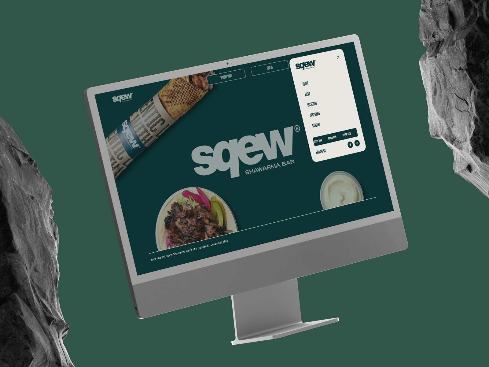Scaling Hamburger Menu