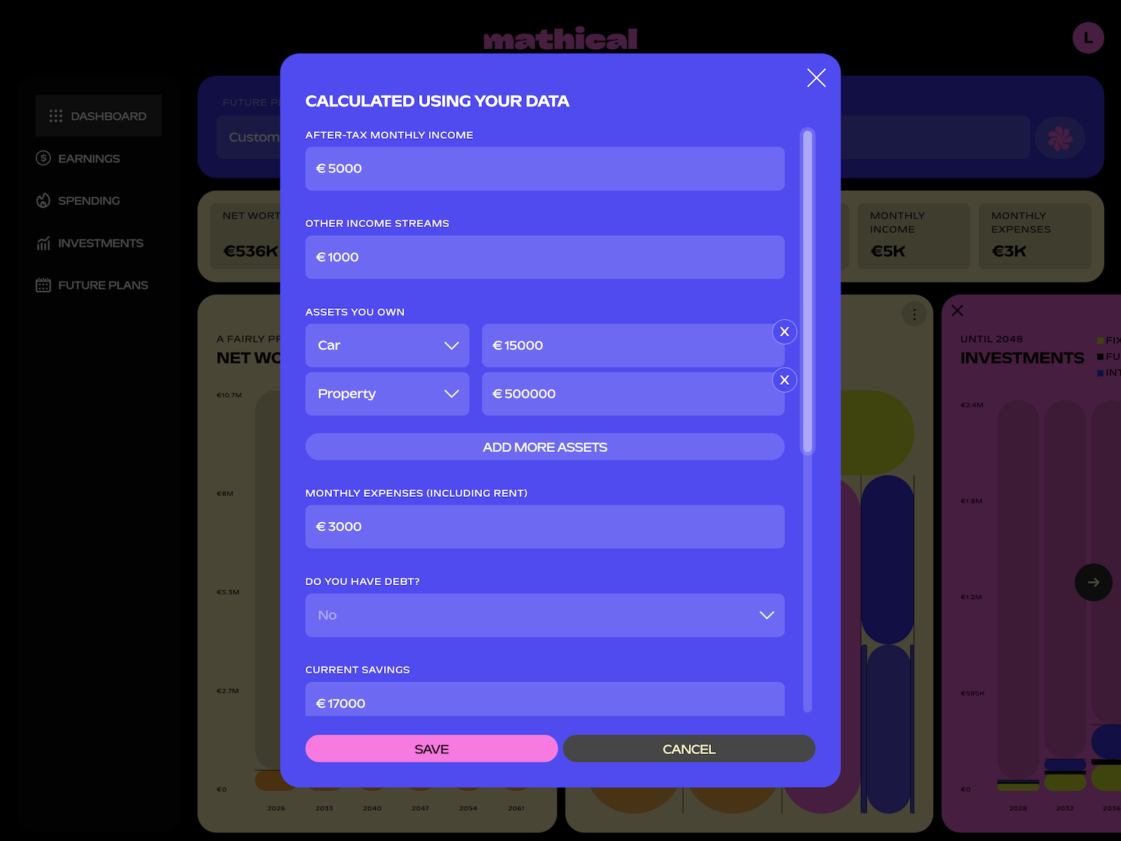 Contextual modal forms