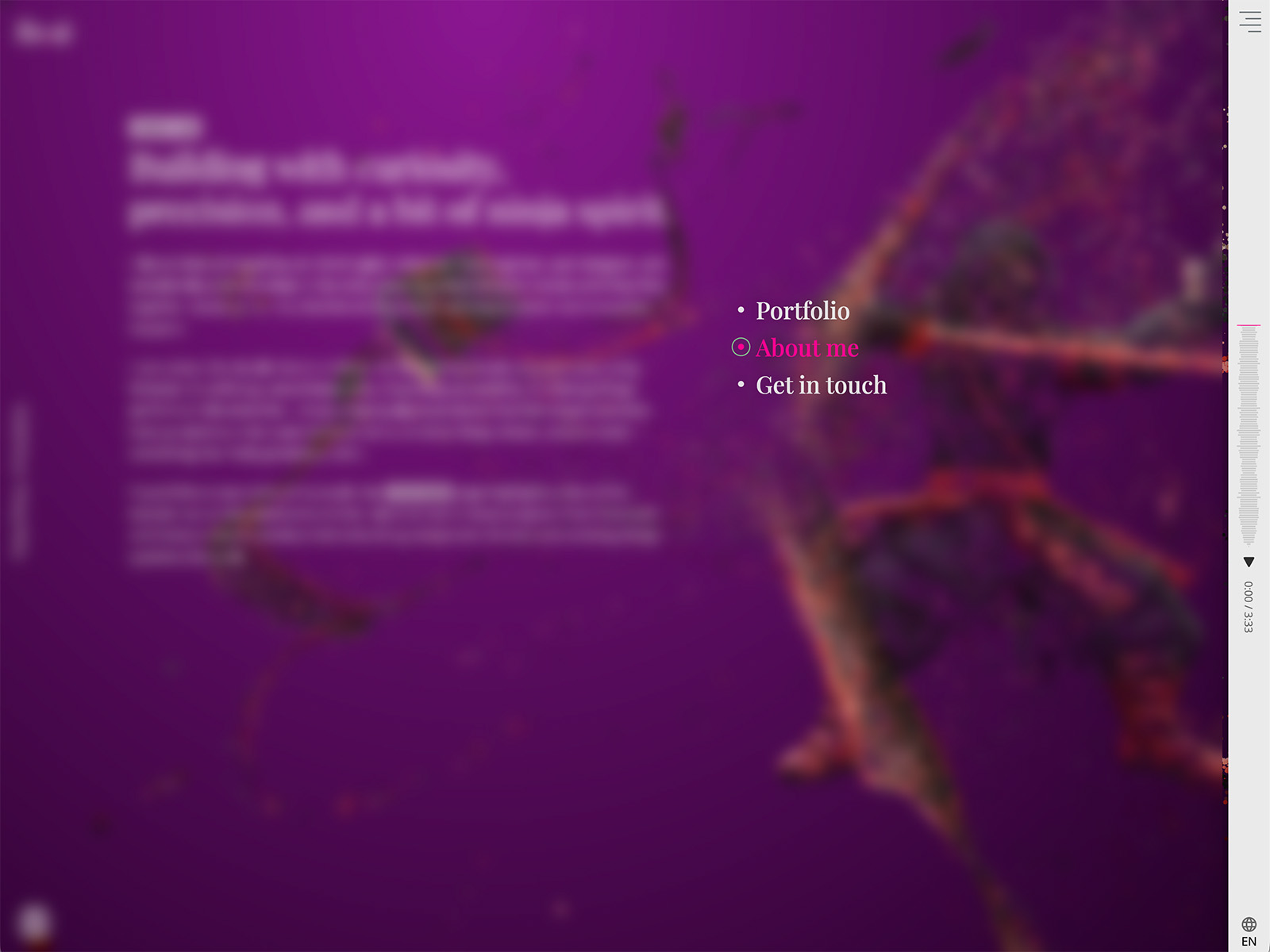 Quick navigation by holding mouse down and...