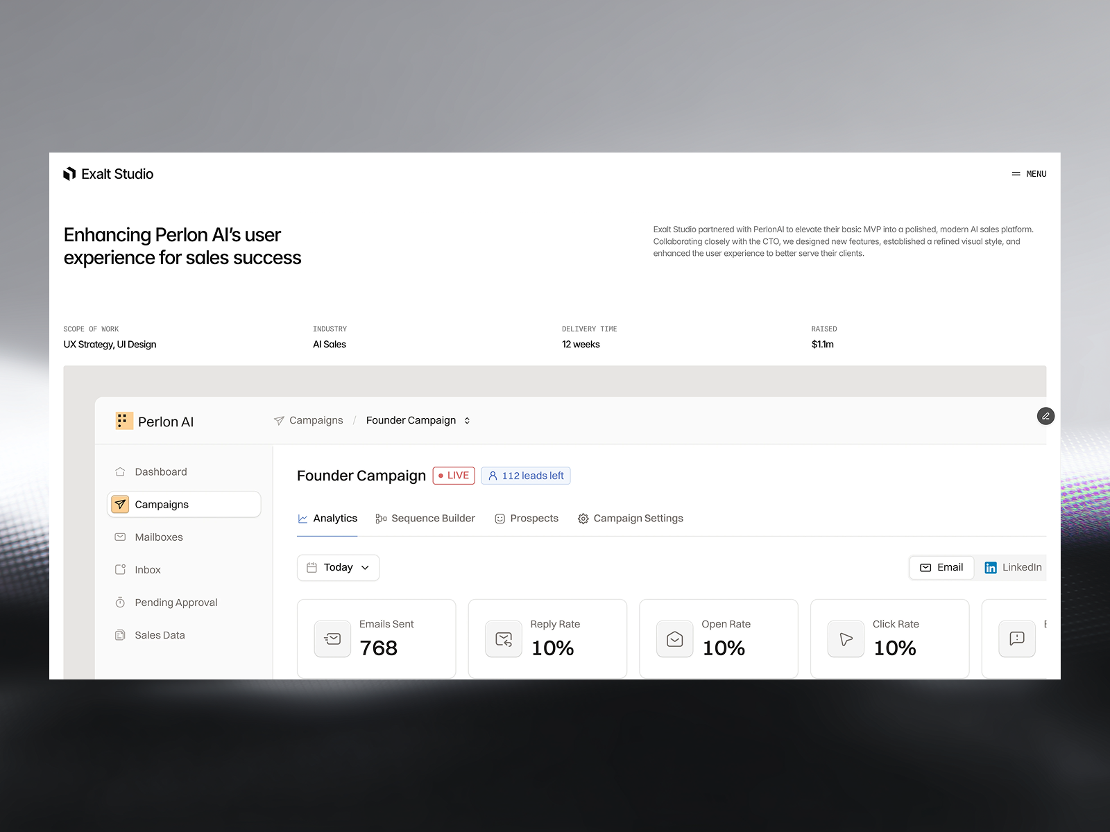 Project Details Page