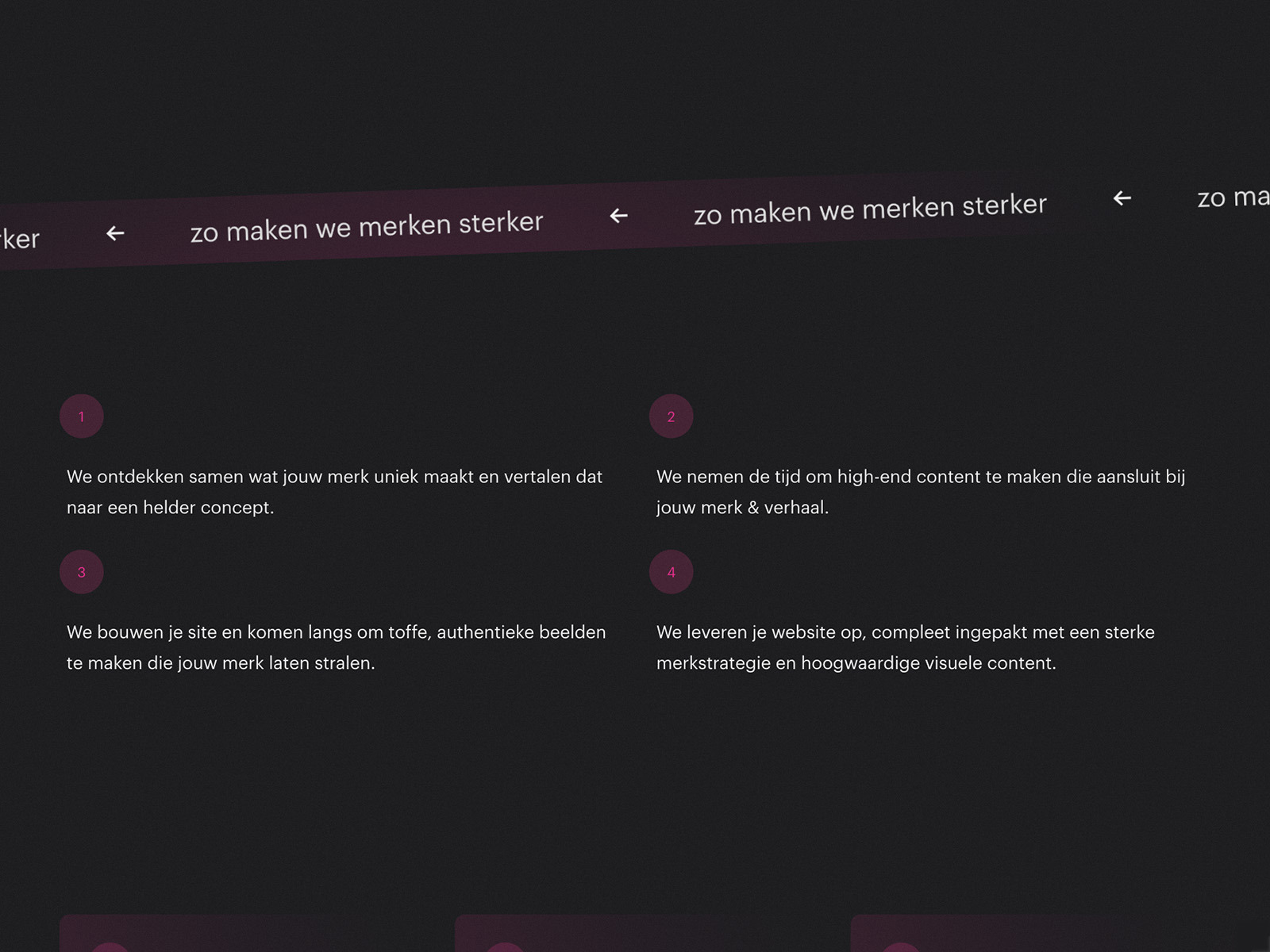 Scroll-based Marquee