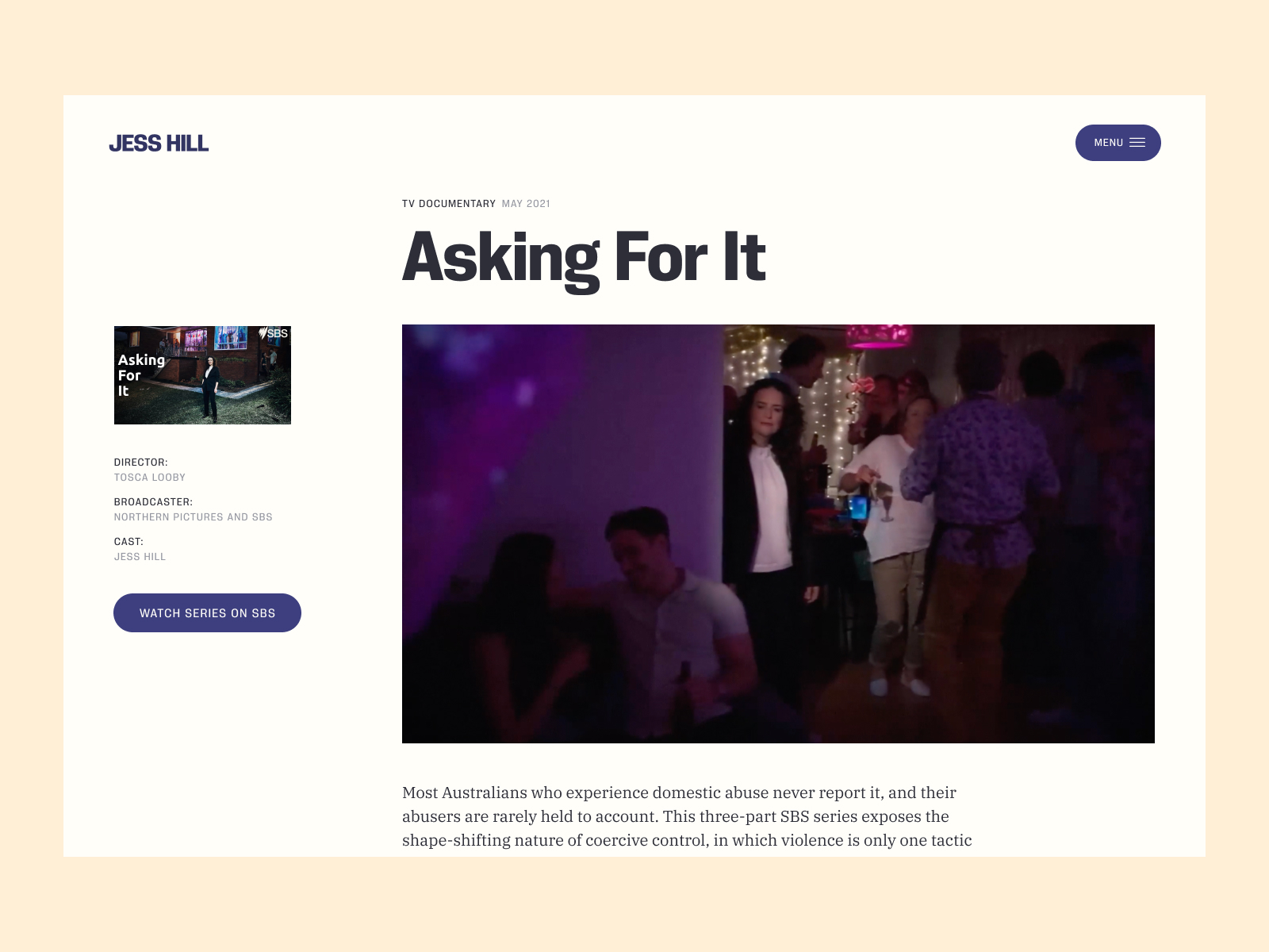 Jess Hill - Documentaries