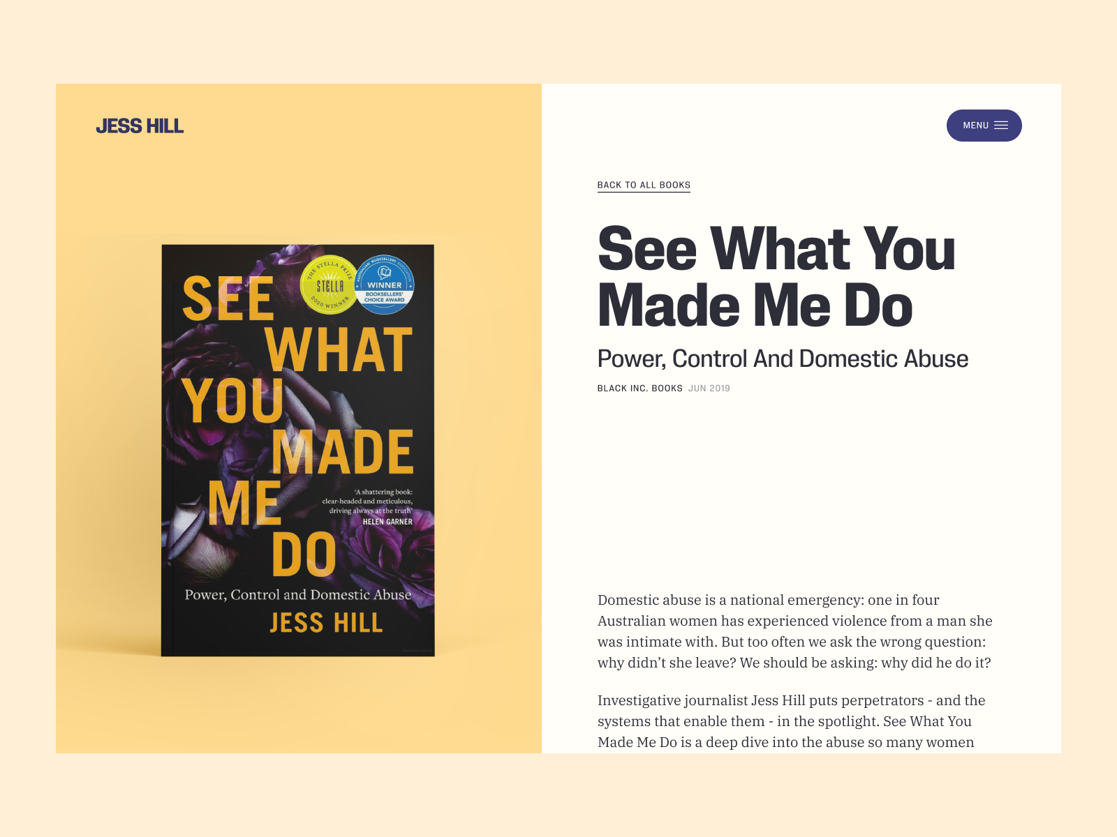 Jess Hill - See What You Made Me Do