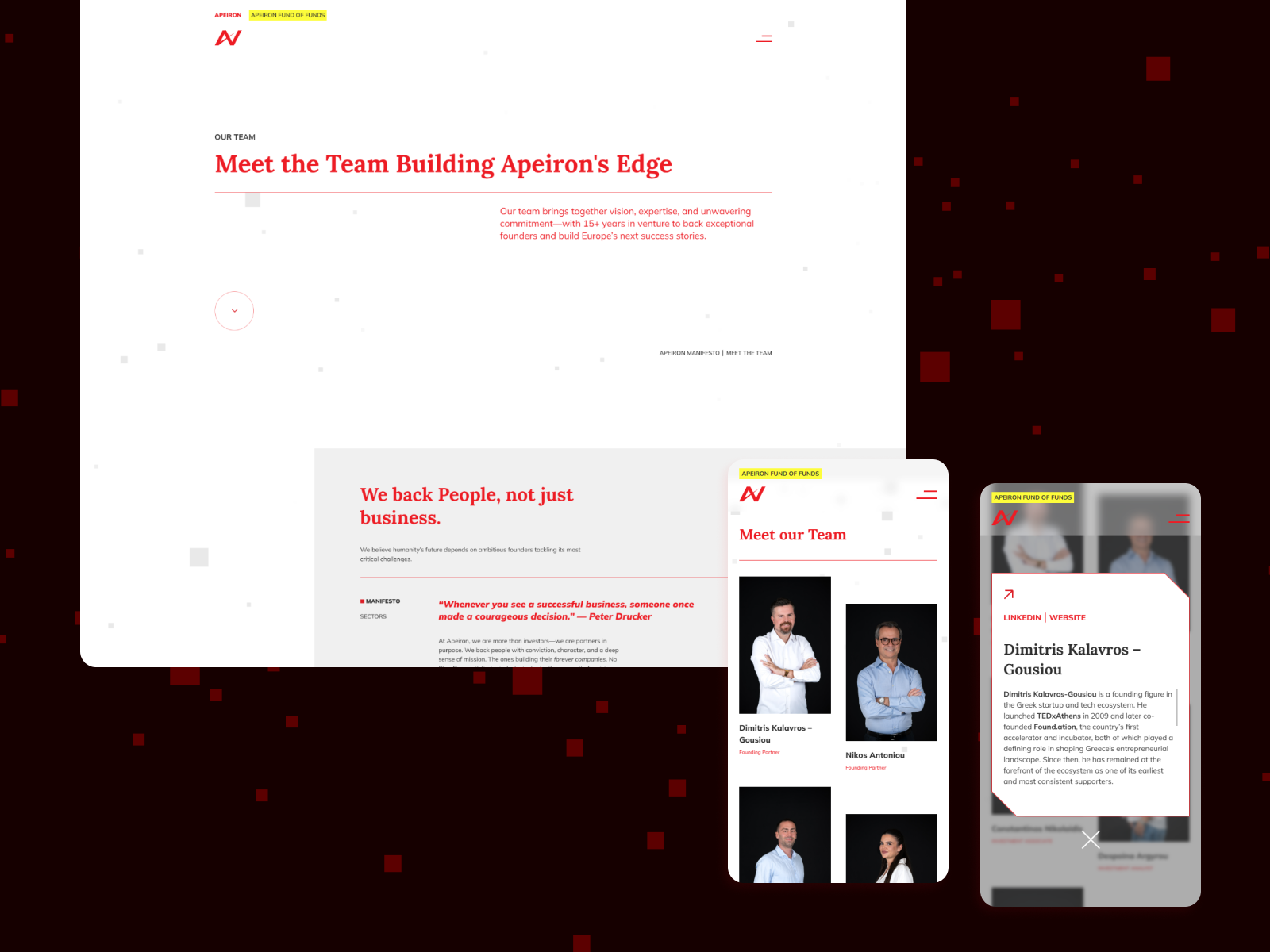 Human-Centered Team & Values Section