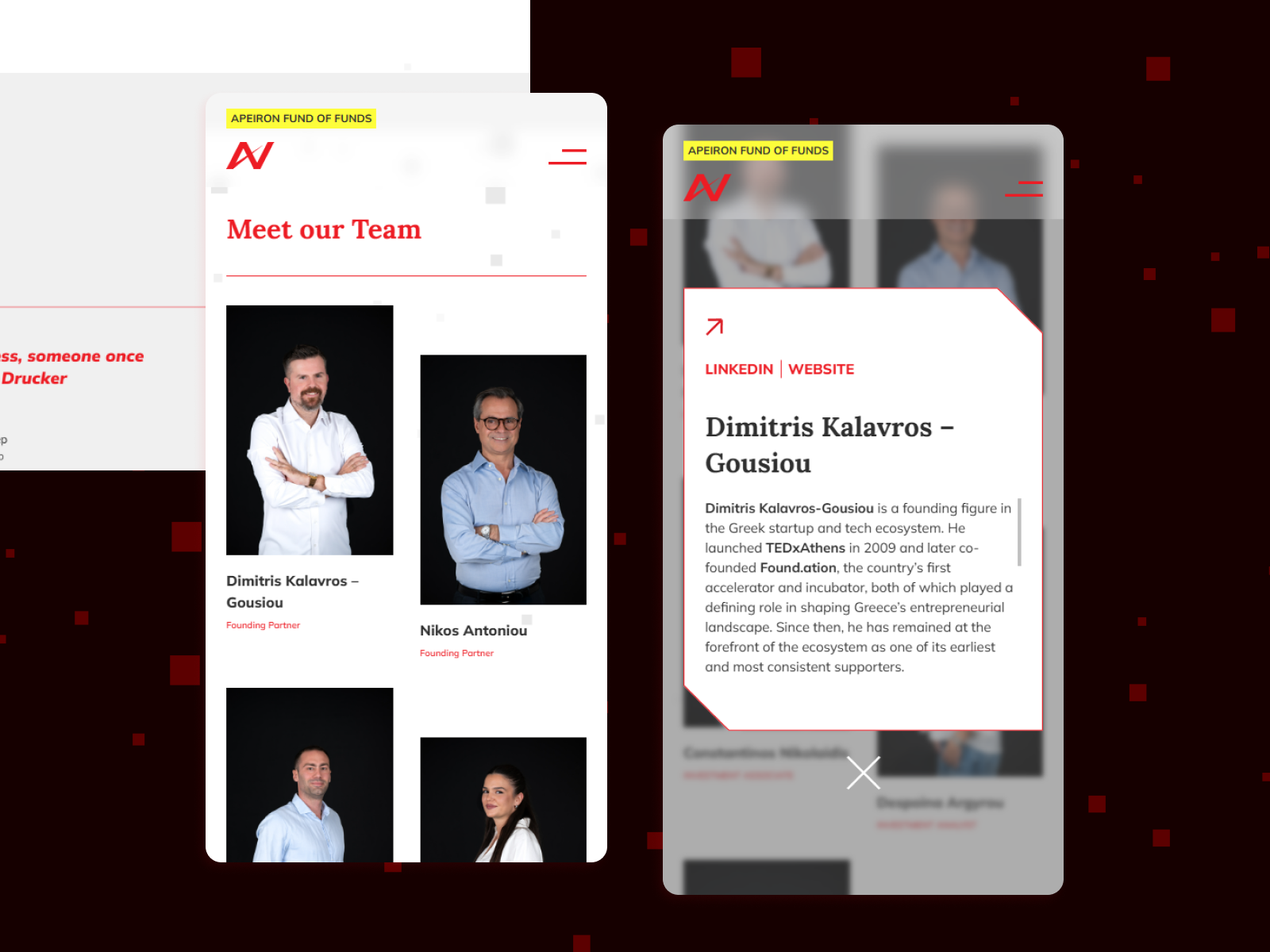 Human-Centered Team & Values Section