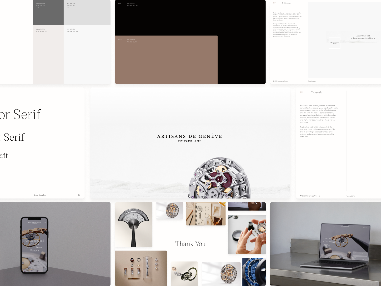 A refined digital expression of watchmaking...