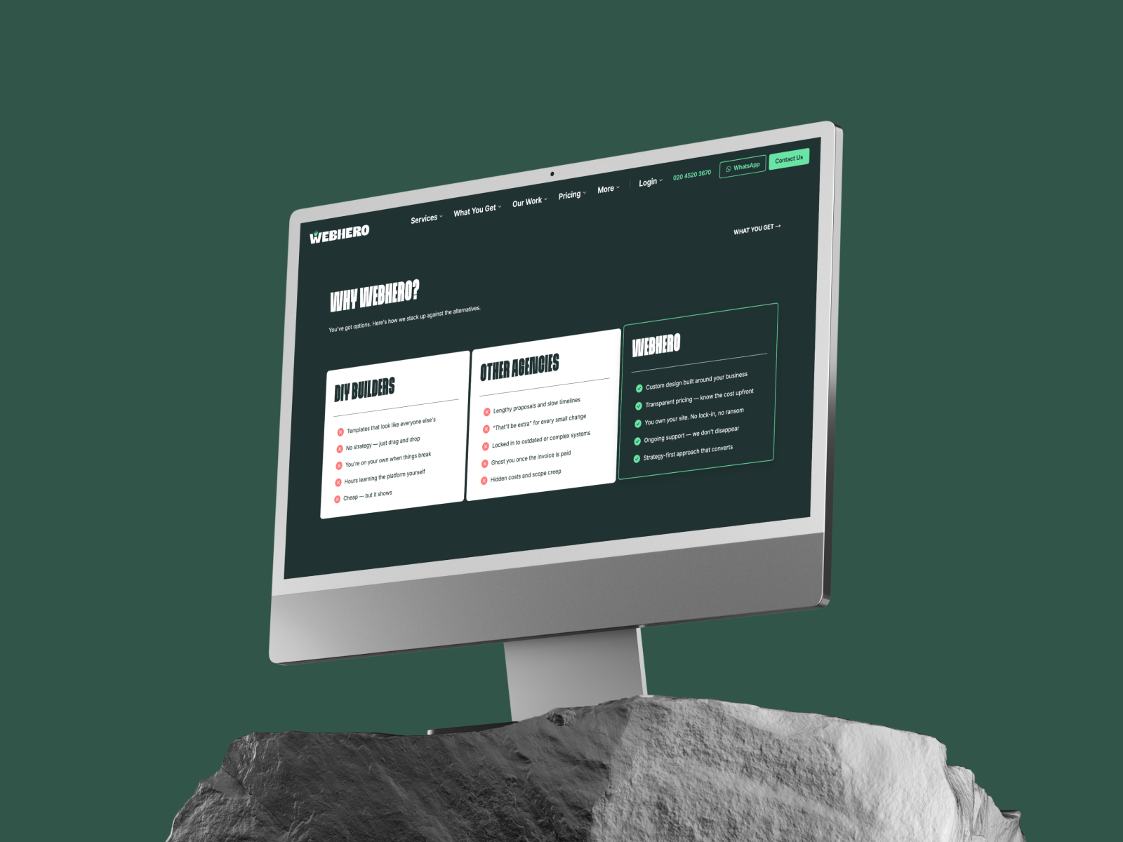 Content that communicates who we are, what...