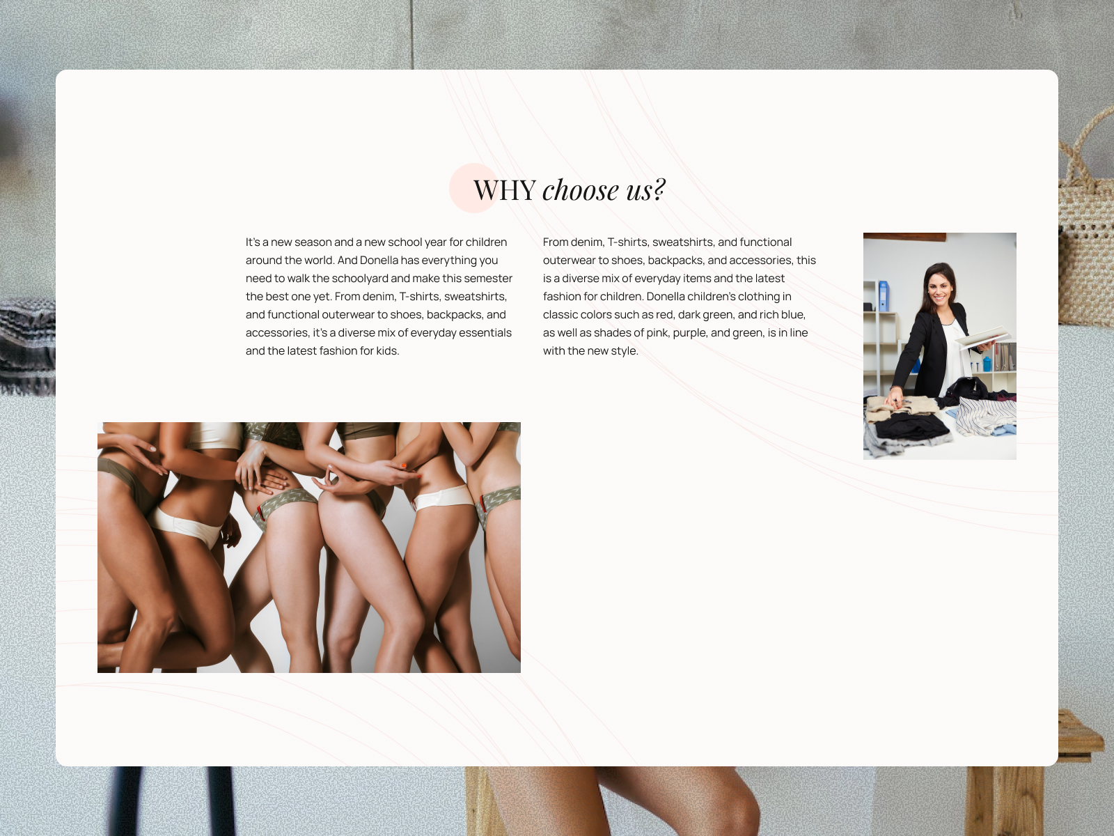 Info sections & ContactForm & FAQs section