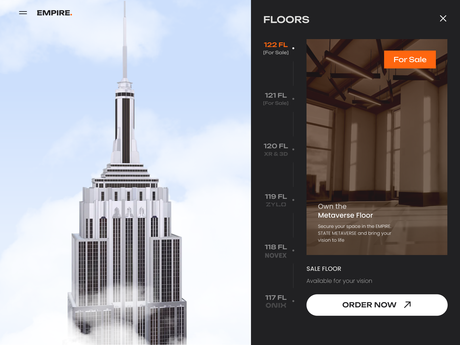 Hero Visual — Empire Metaverse
