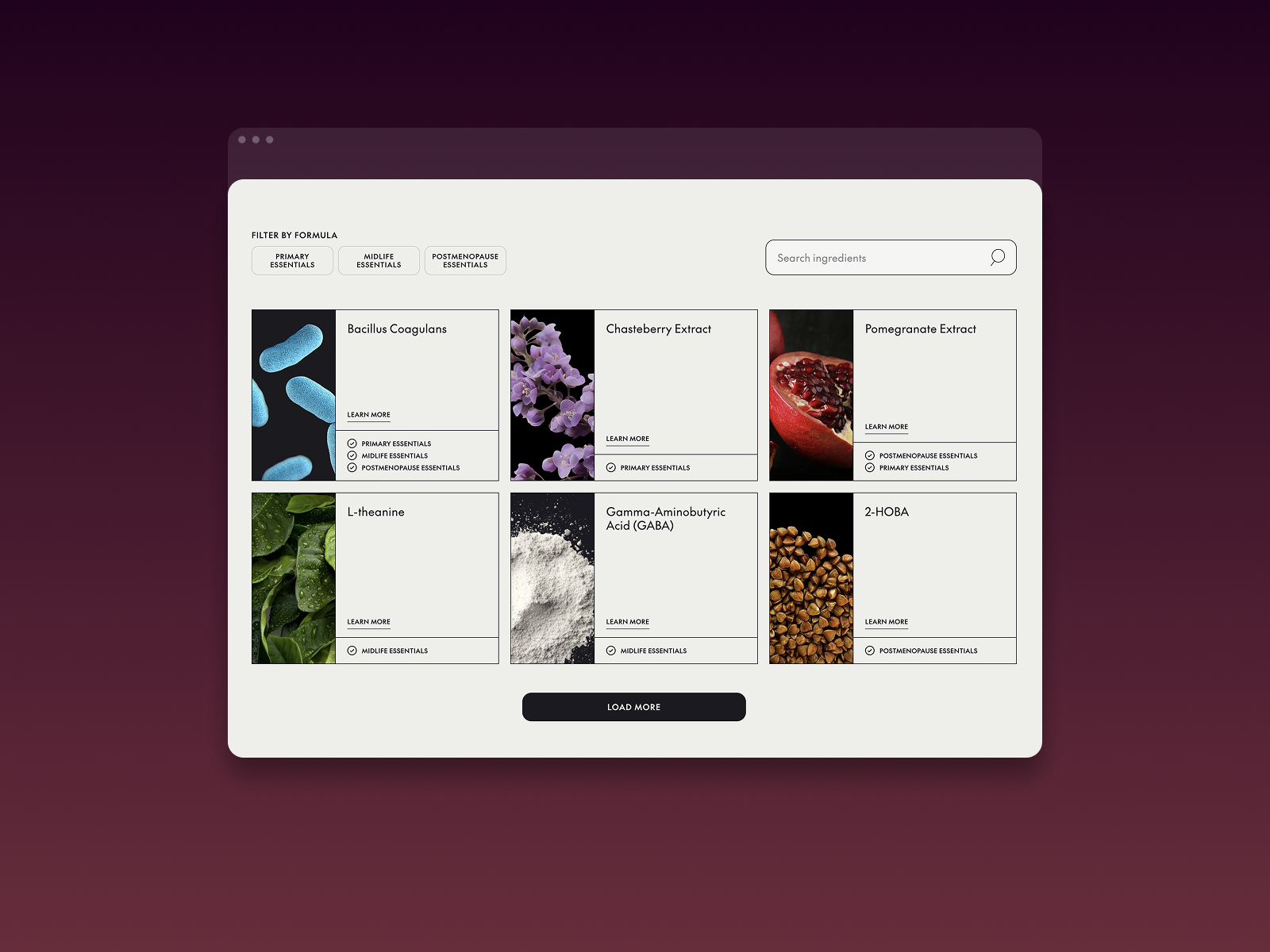 Ingredients Glossary