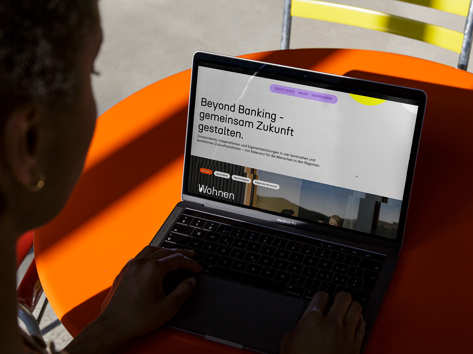 About Us - Sliced Glass Effect