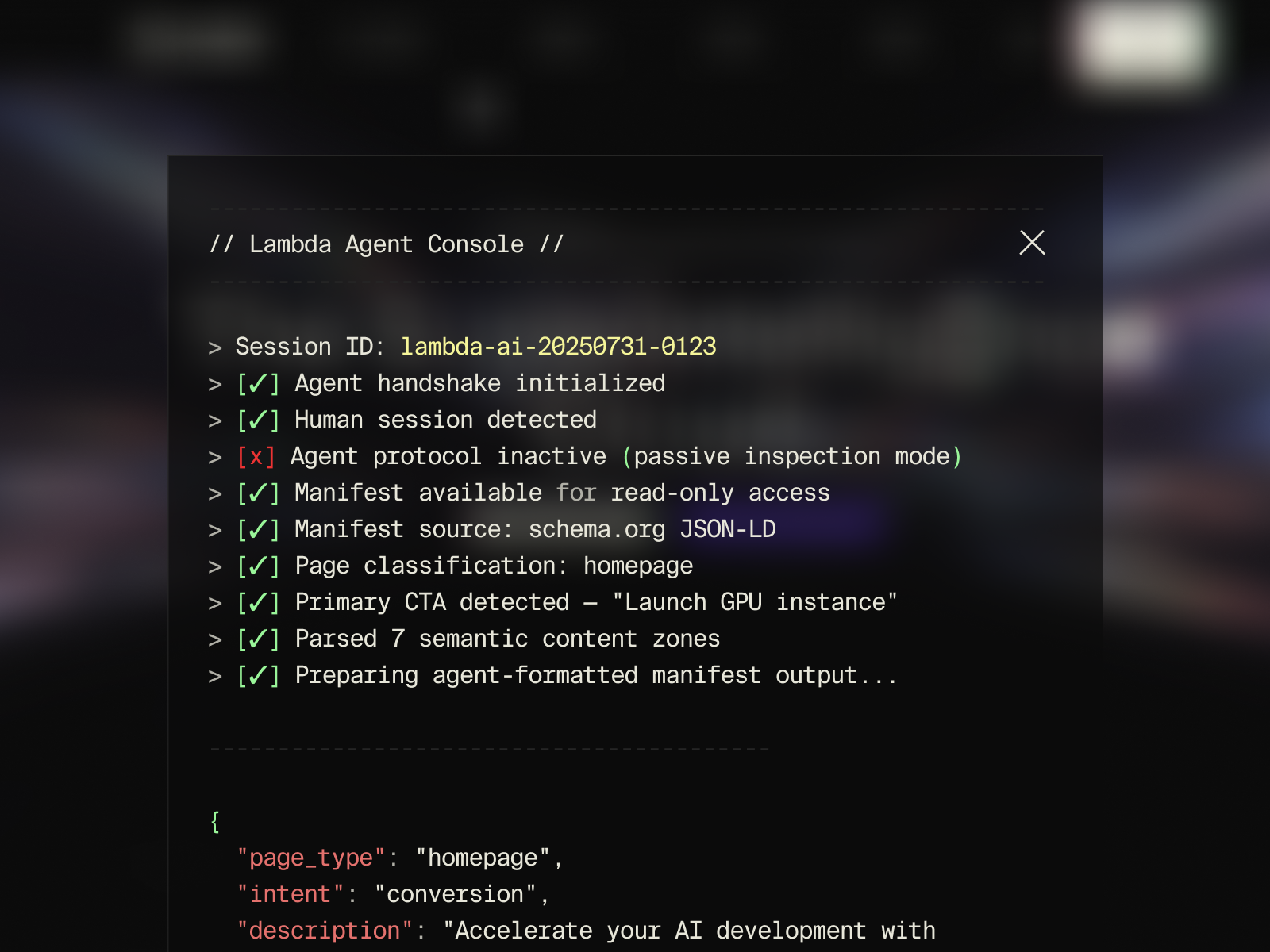 Agent Console