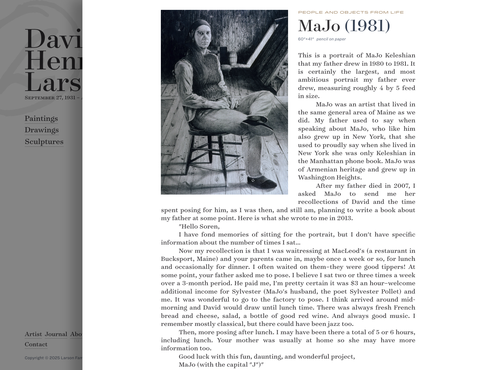 Drawings → Majo → Larson Studio