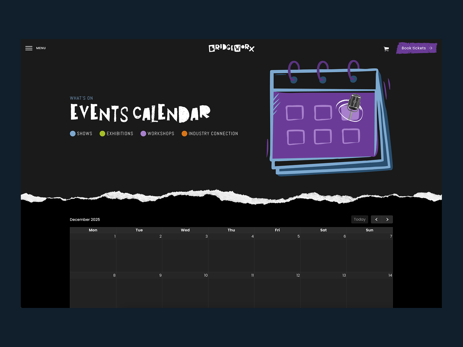 Events calendar