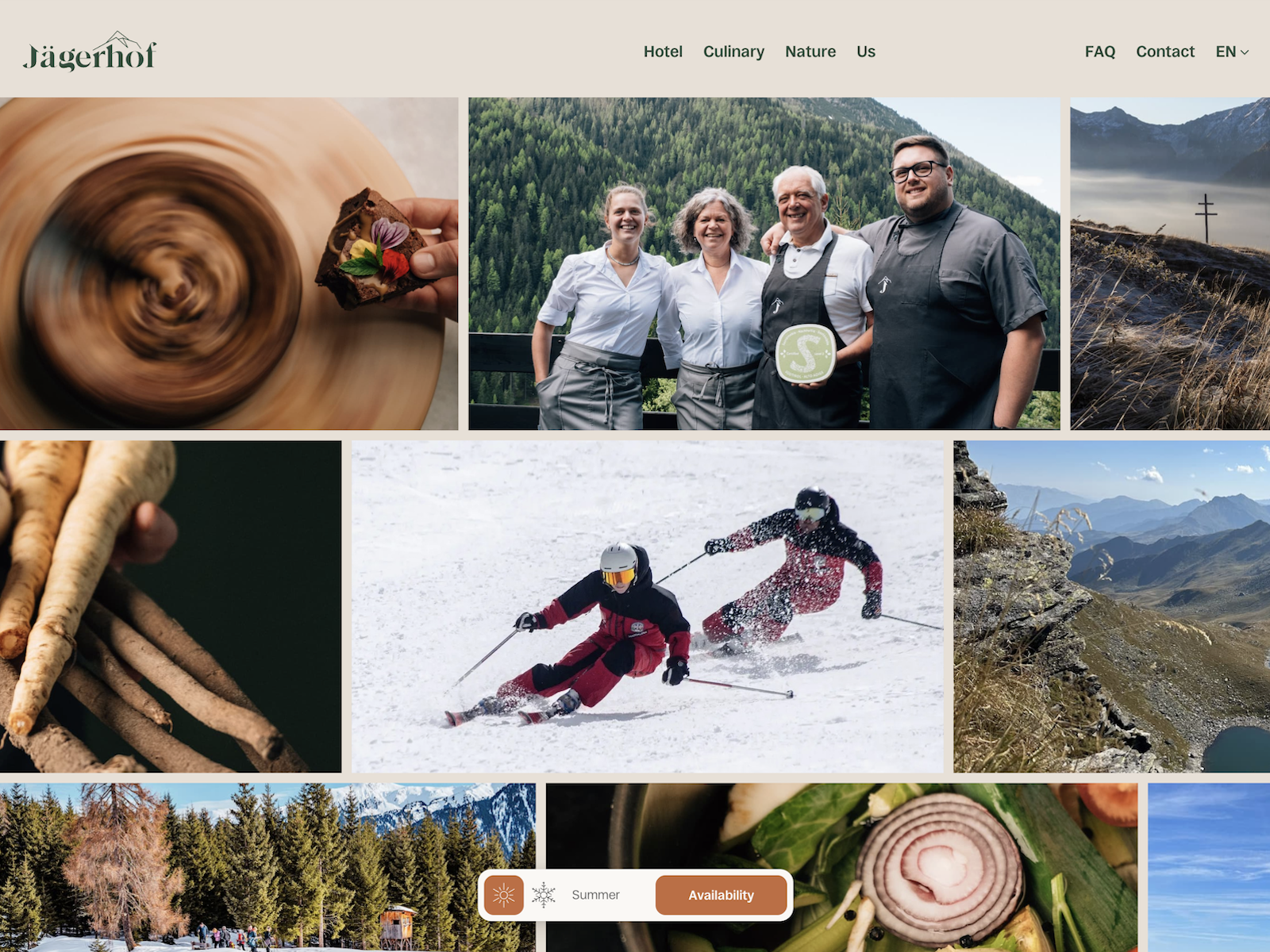 Photo Gallery – auto slides on scroll