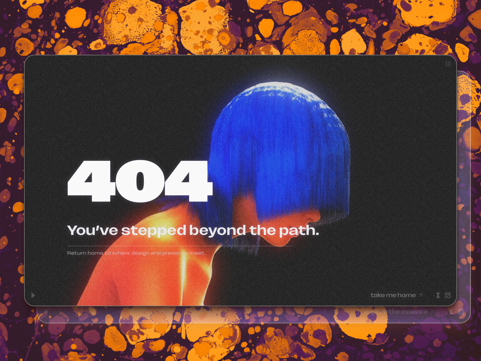 404 — You're Beyond the Path.
