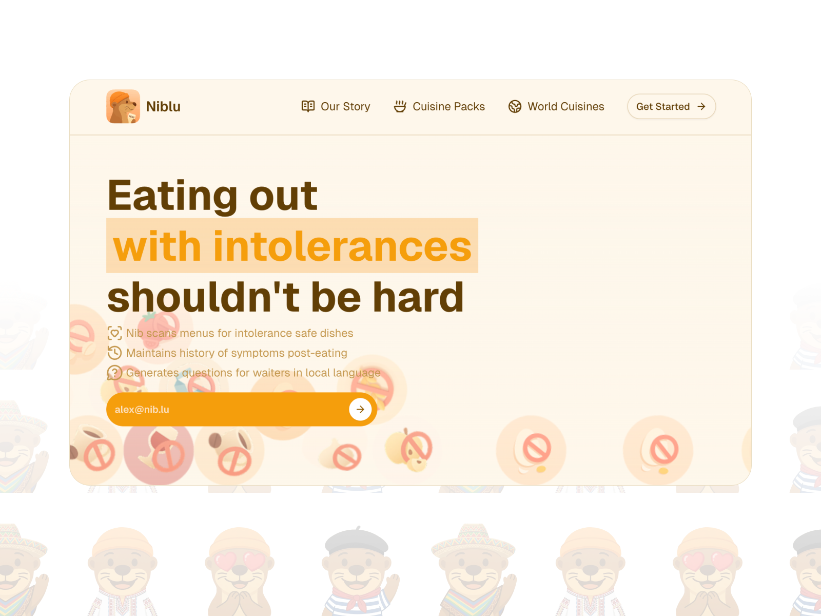 Niblu - Landing Page