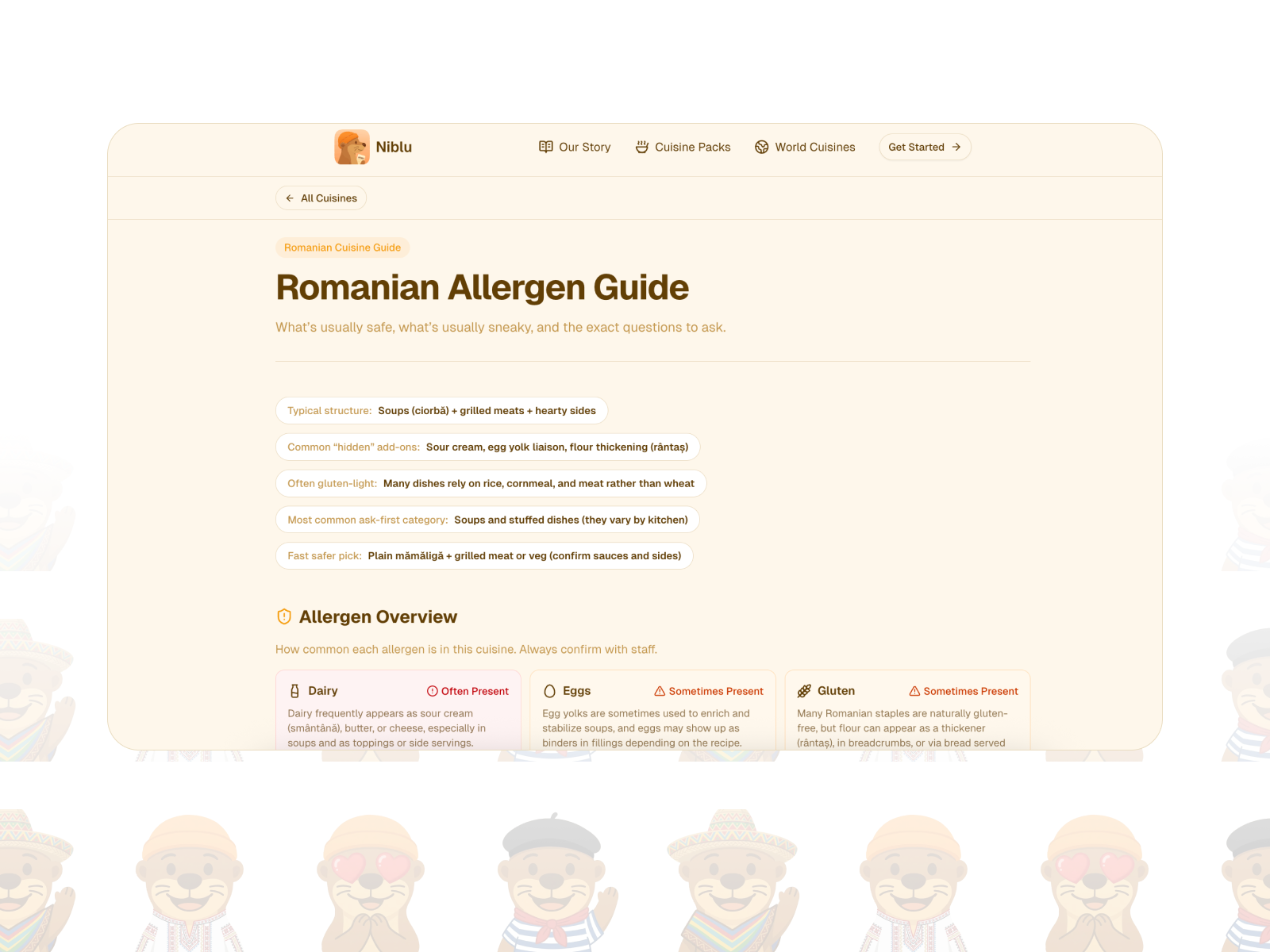 Niblu - Romanian Cuisine Guide