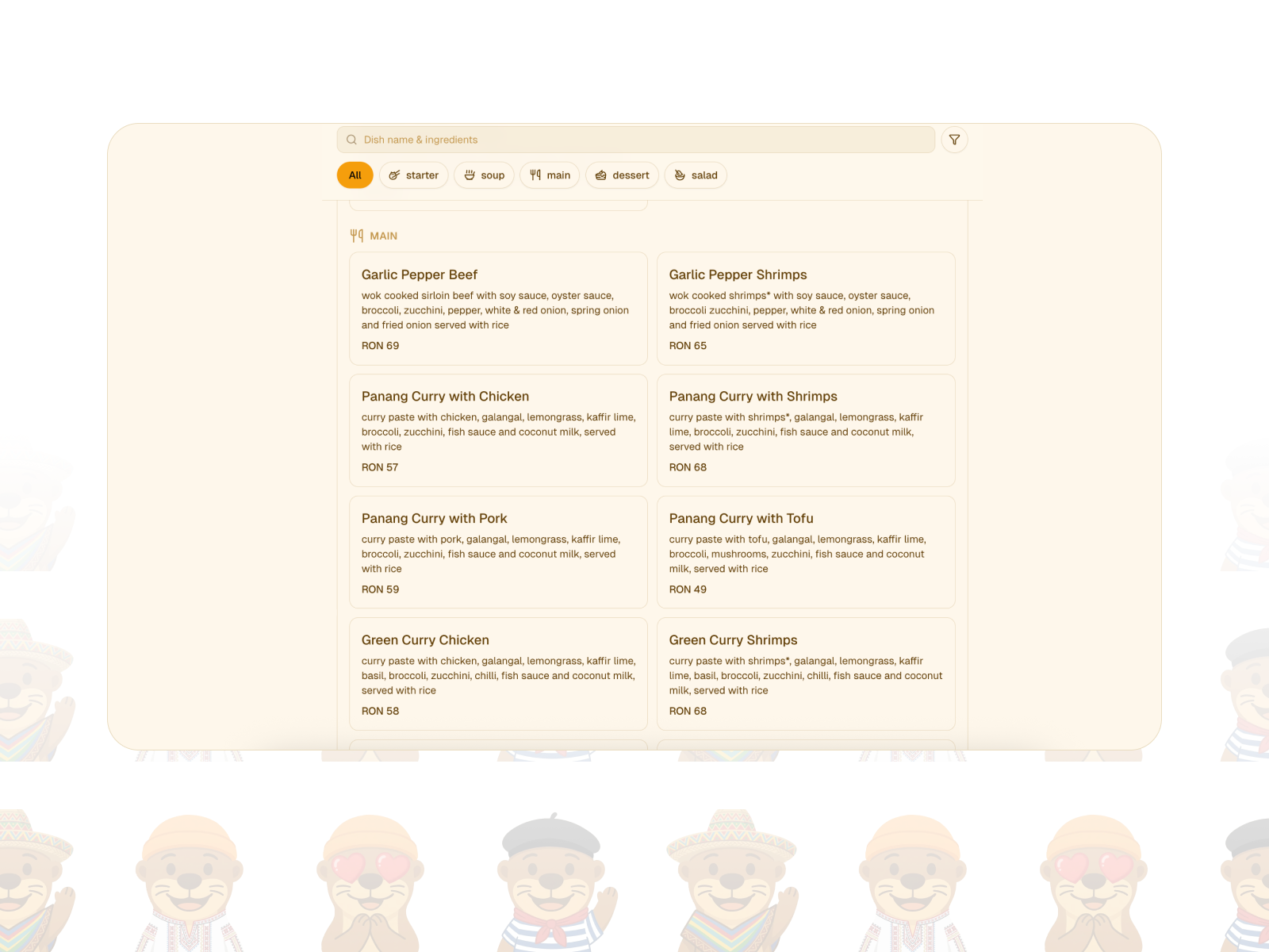 Niblu - Restaurant Menu