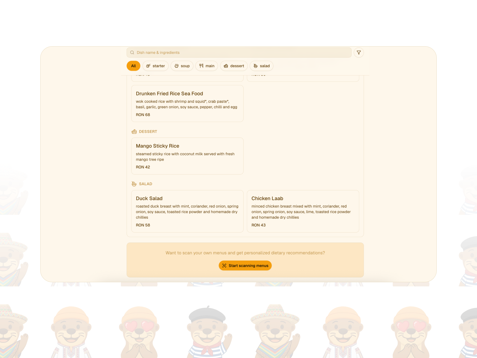 Niblu - Restaurant Menu