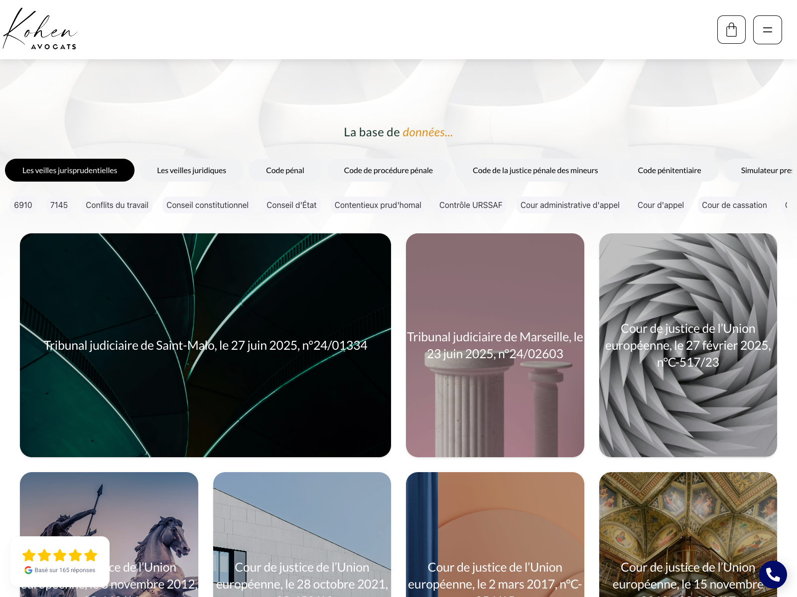 Notre base de données