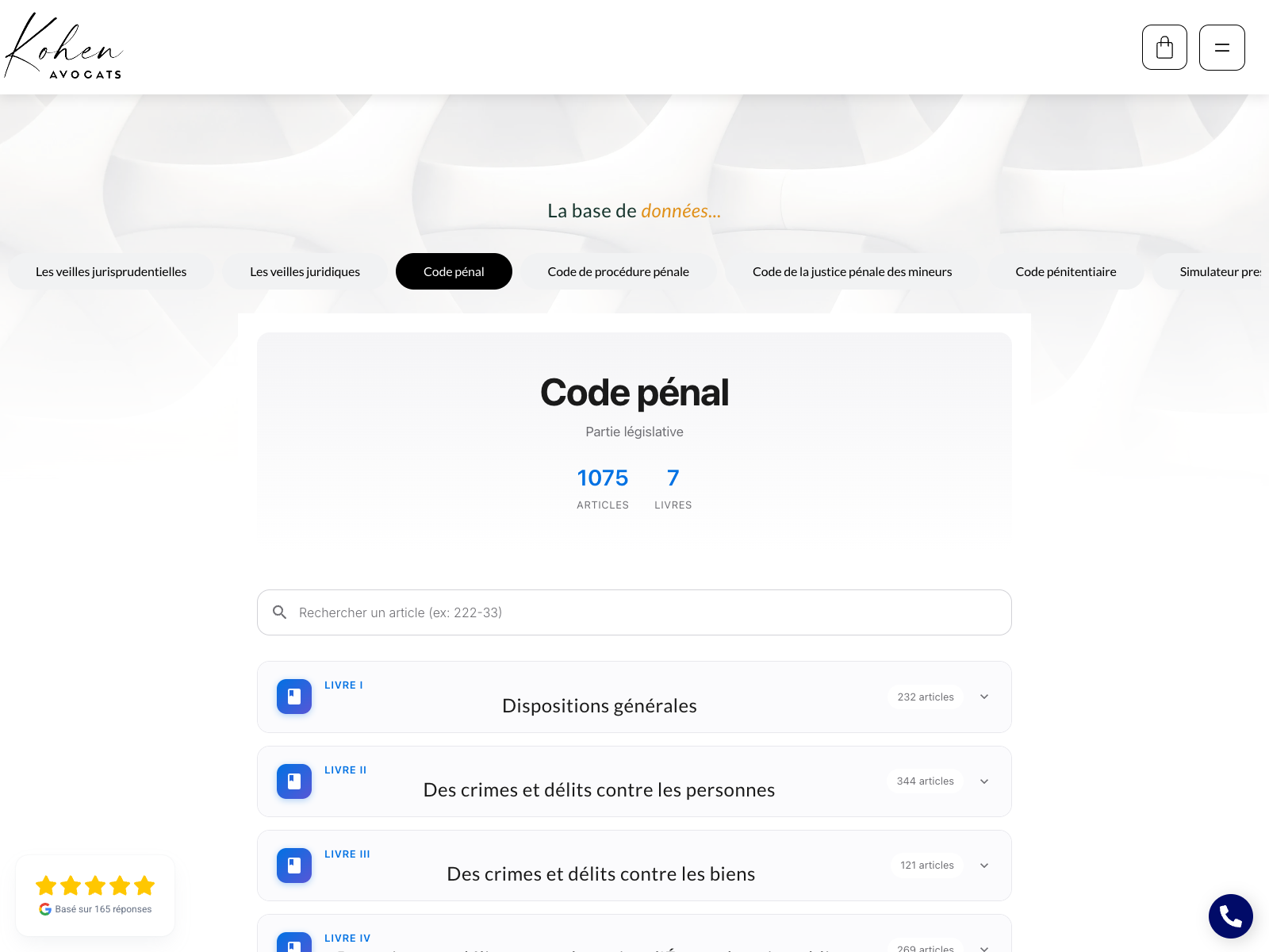 Notre base de données