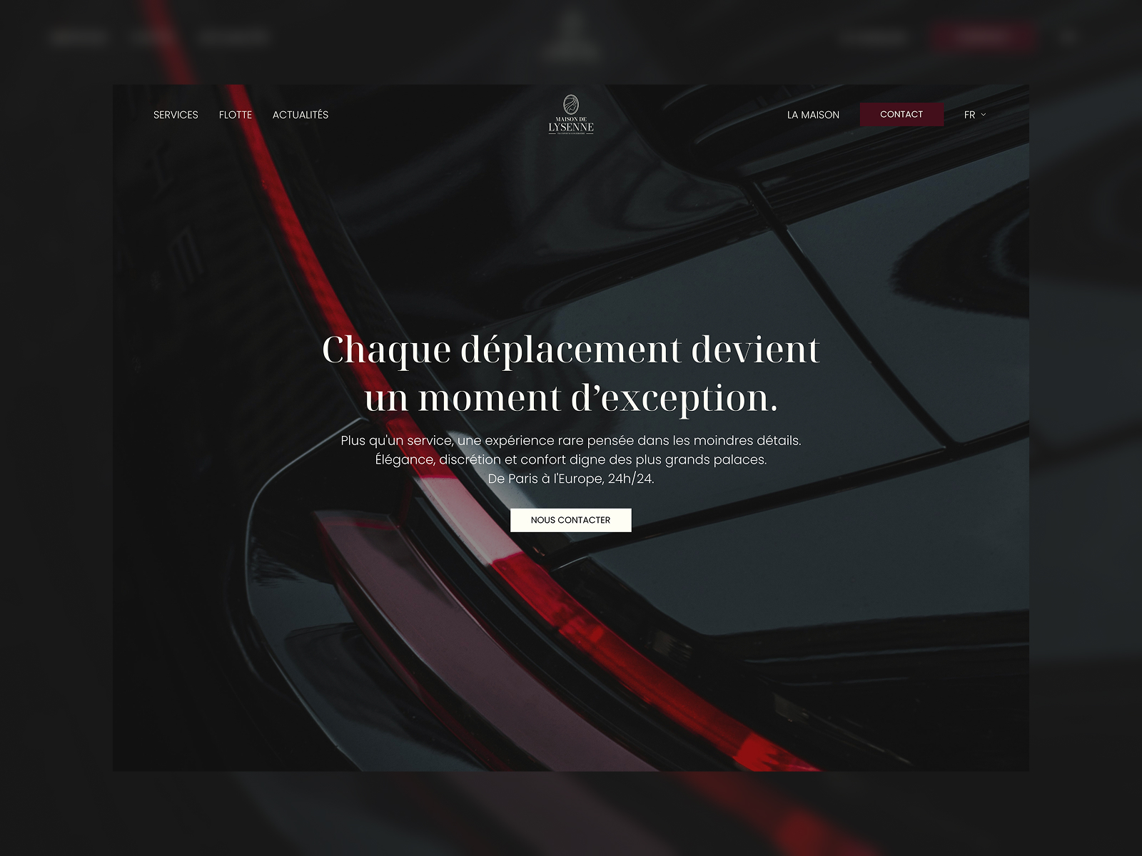 Premium Luxury Hero Header