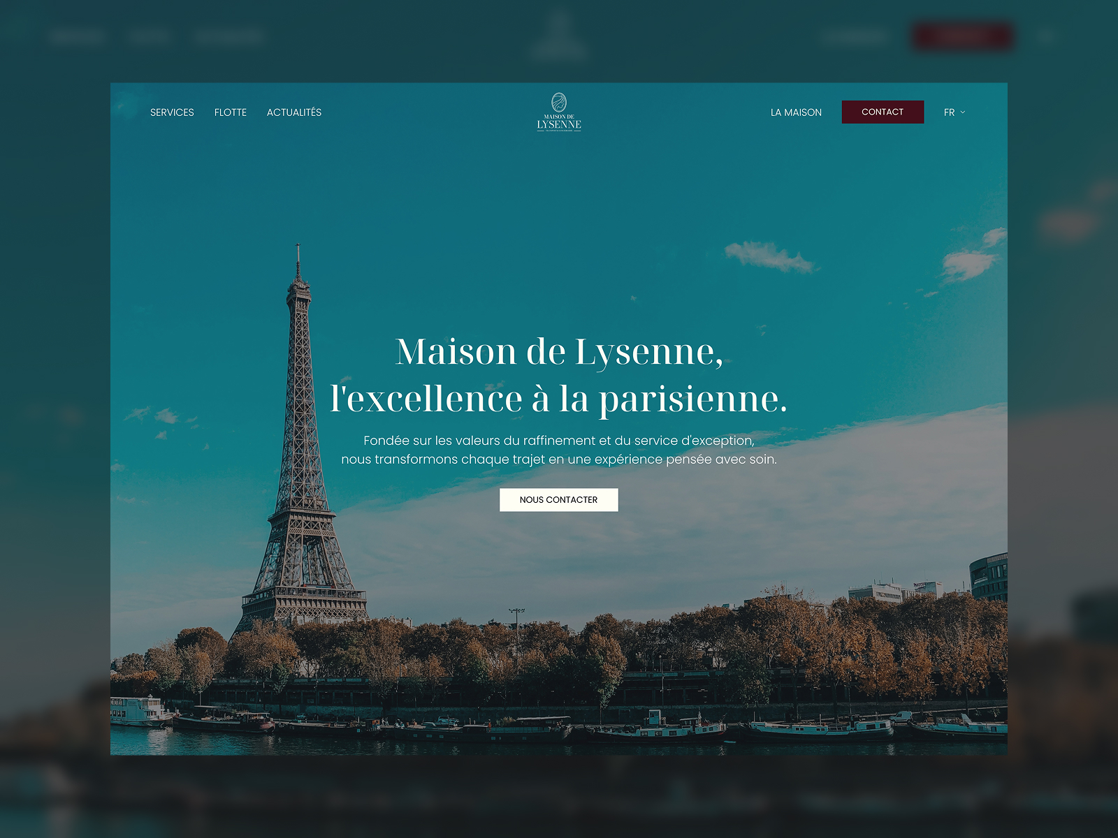 Premium Luxury Hero Header