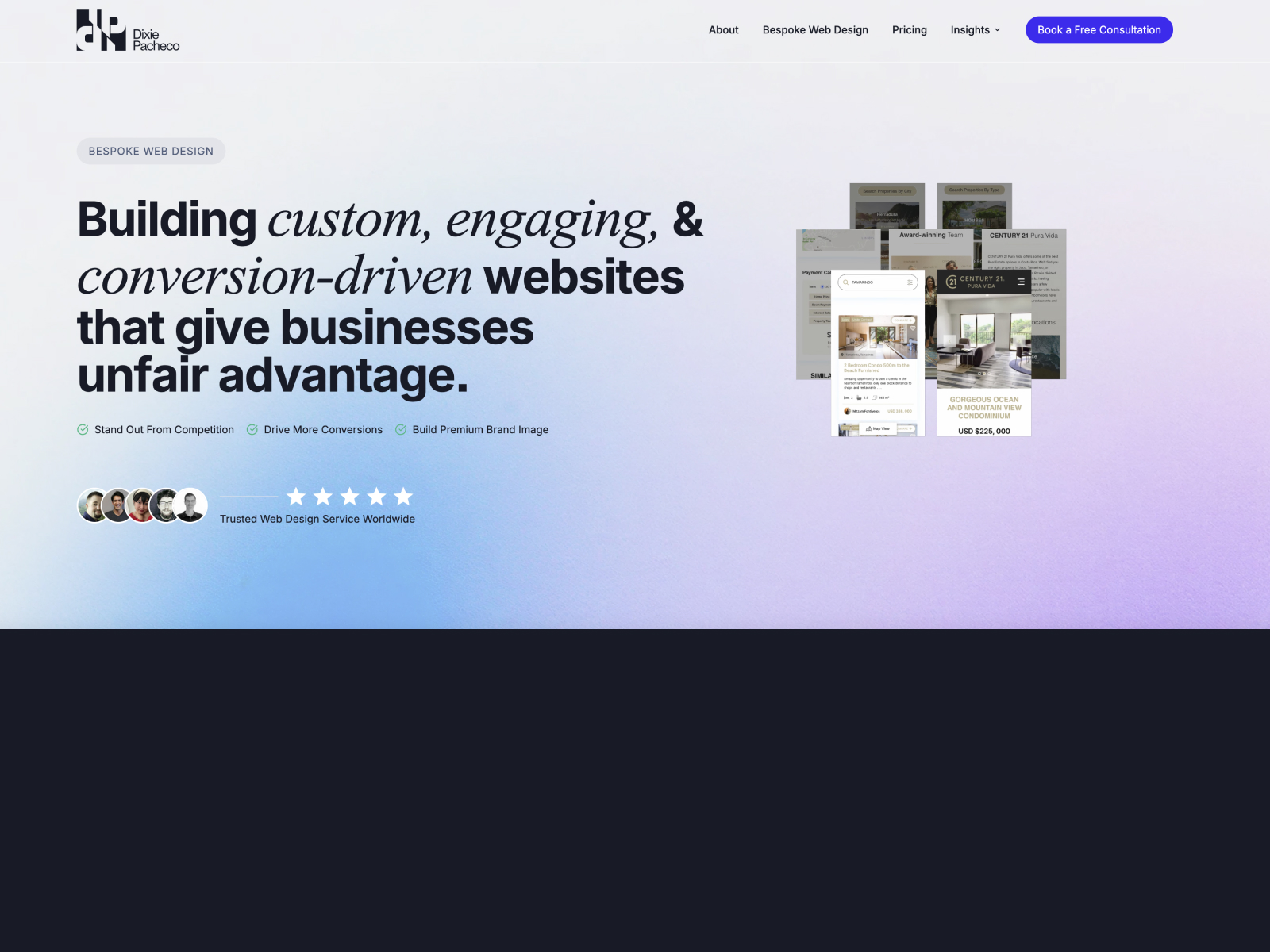 Subtle Page Transition