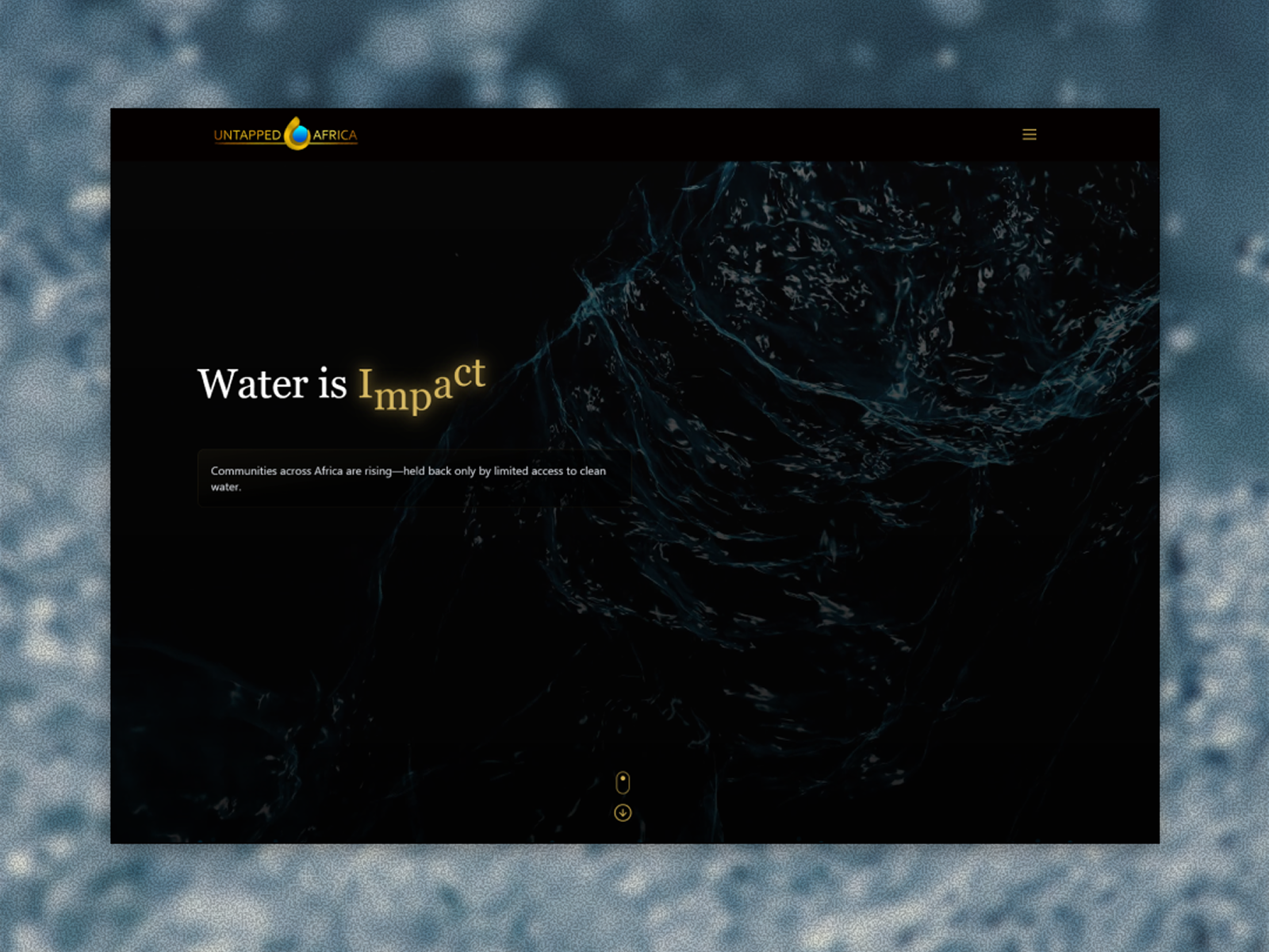 Water is Life - Dynamic Text Morphing