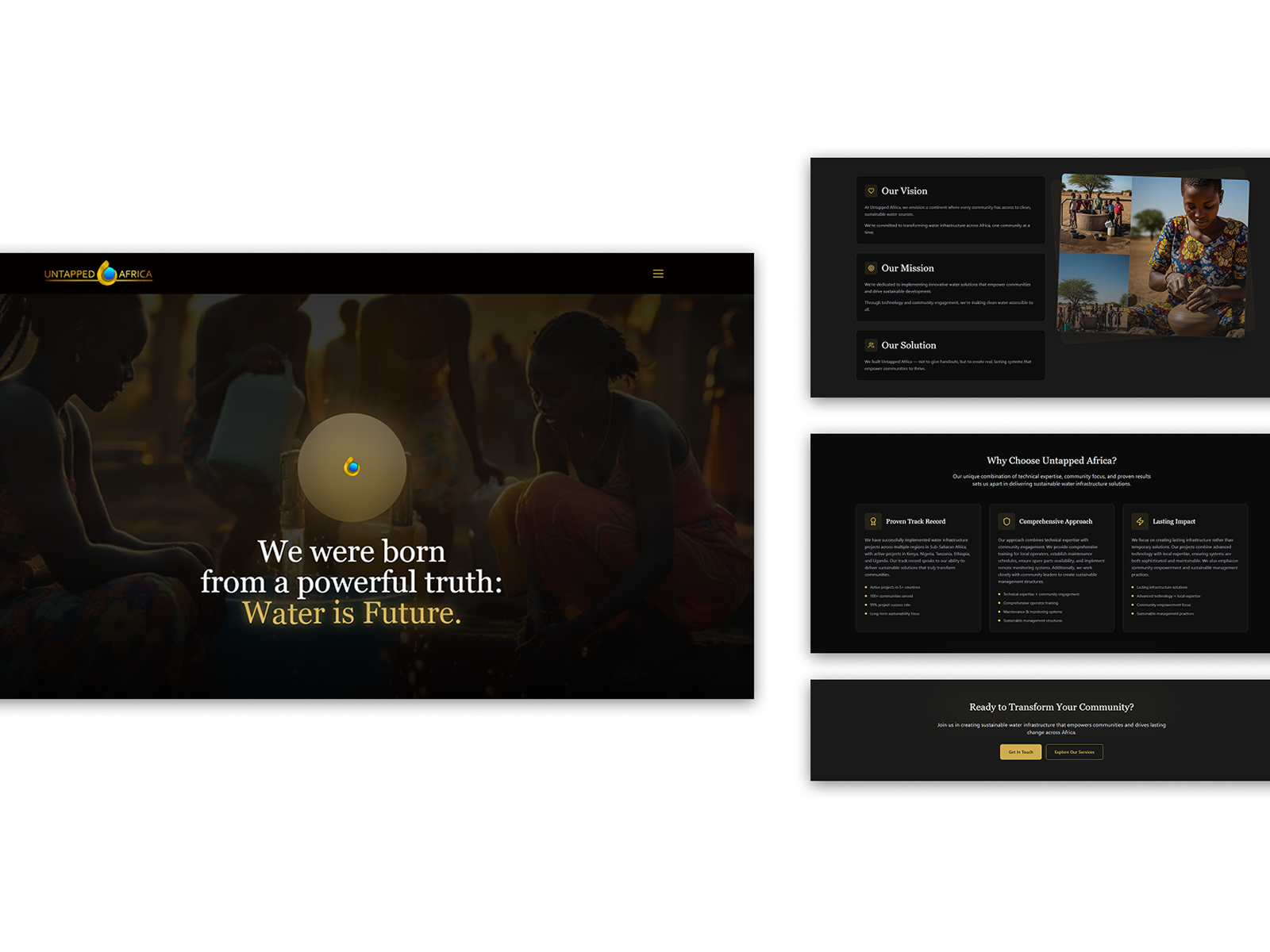 Water is Life - Dynamic Text Morphing