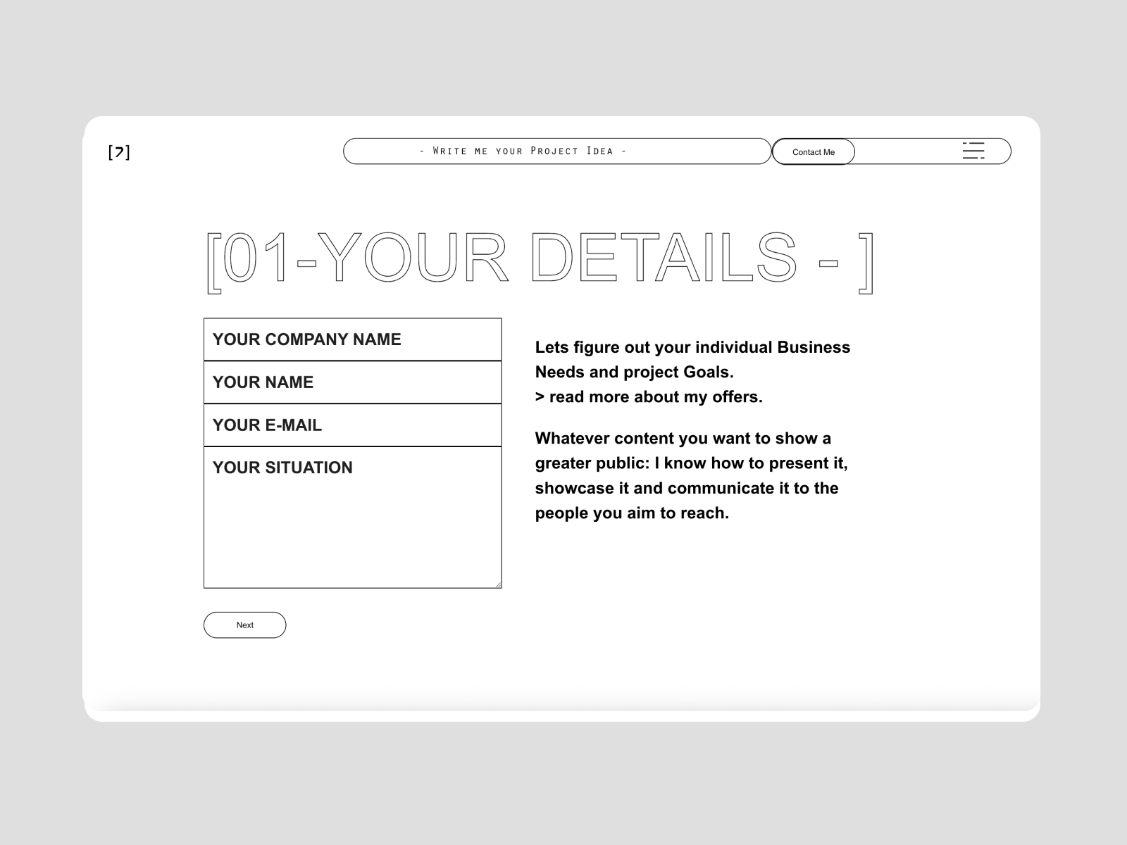 REQUEST - contact service workflow