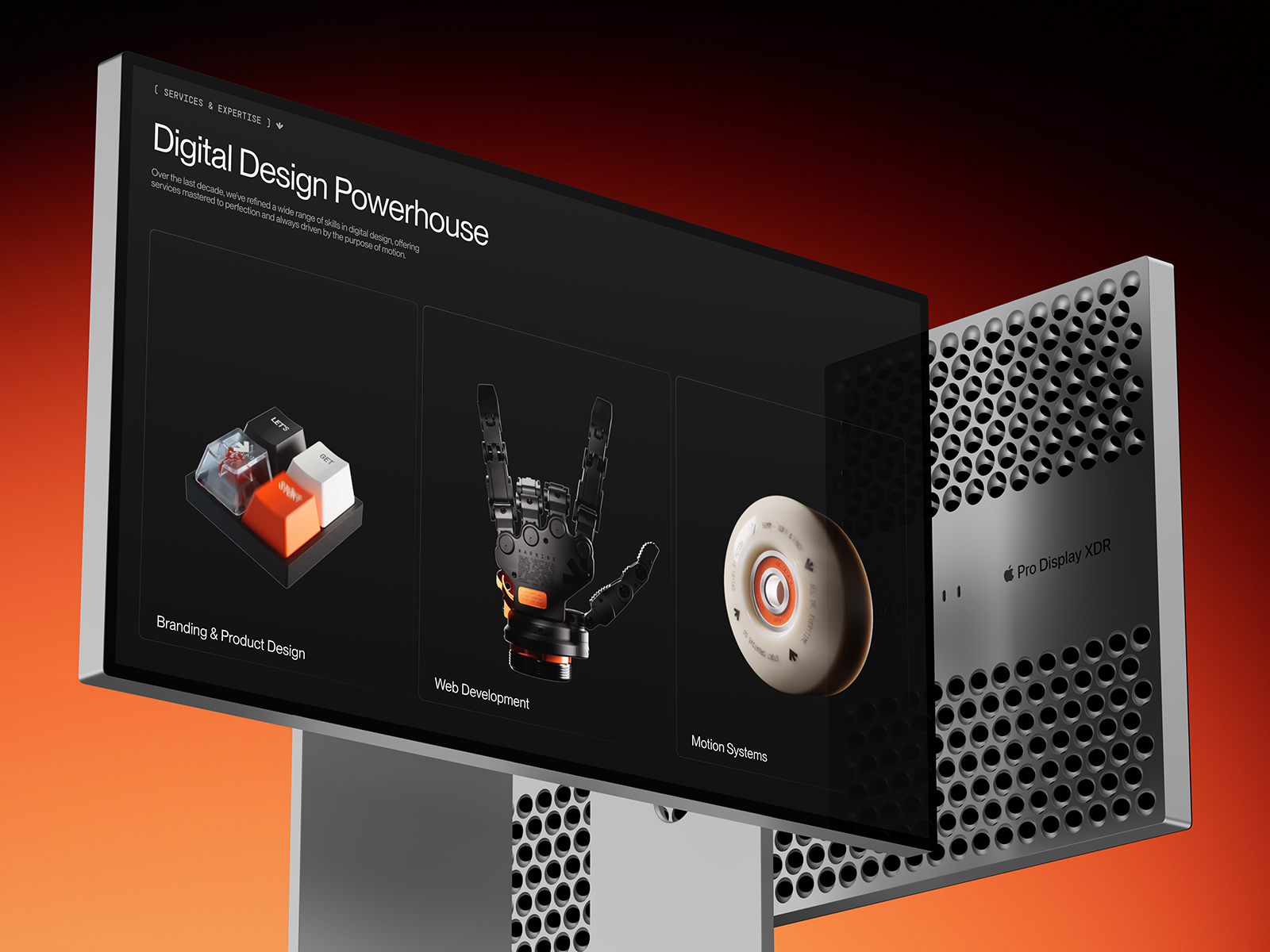 Service Section - Interactive Animation