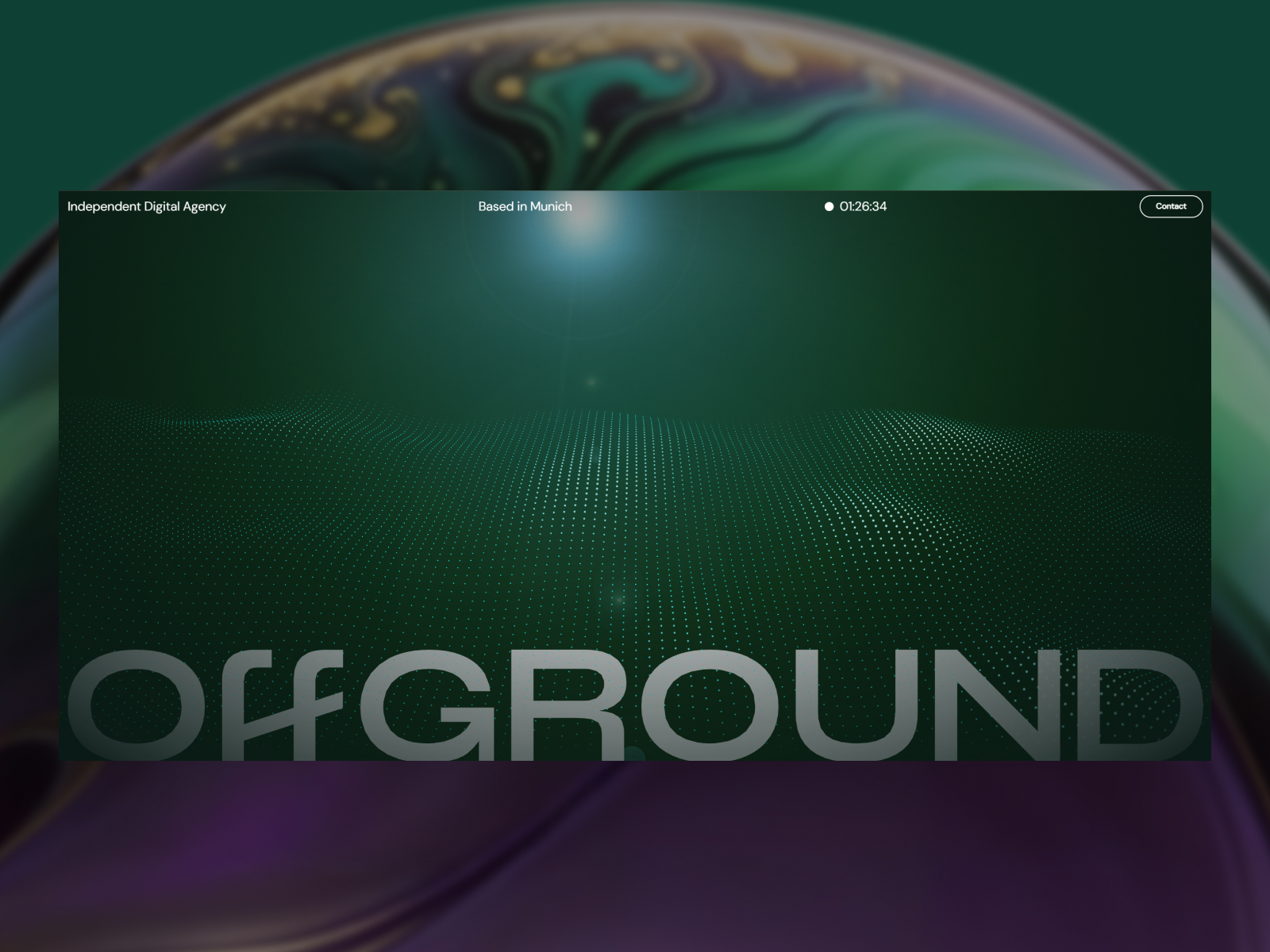 Interactive sea of dots