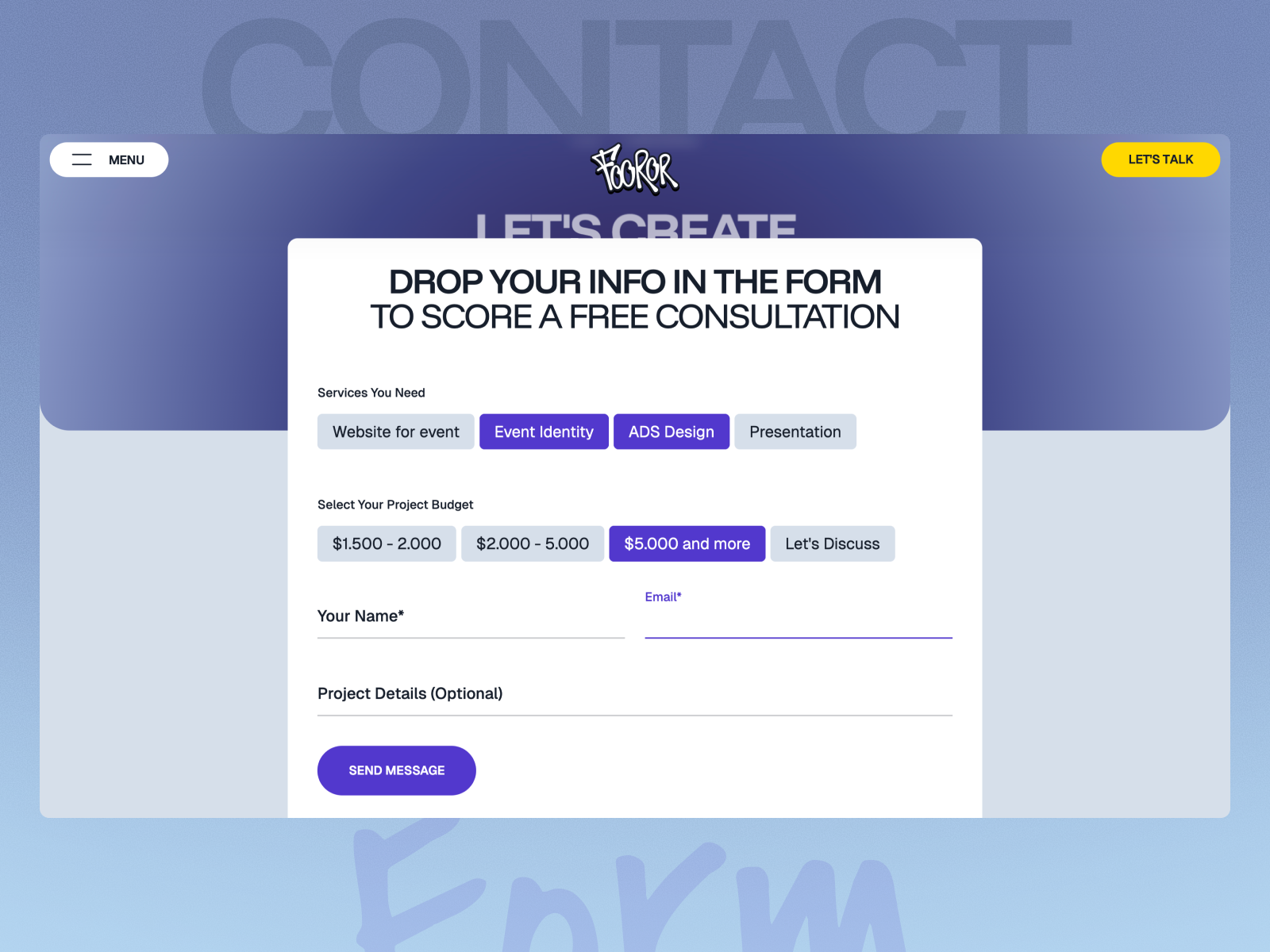 Contact Form
