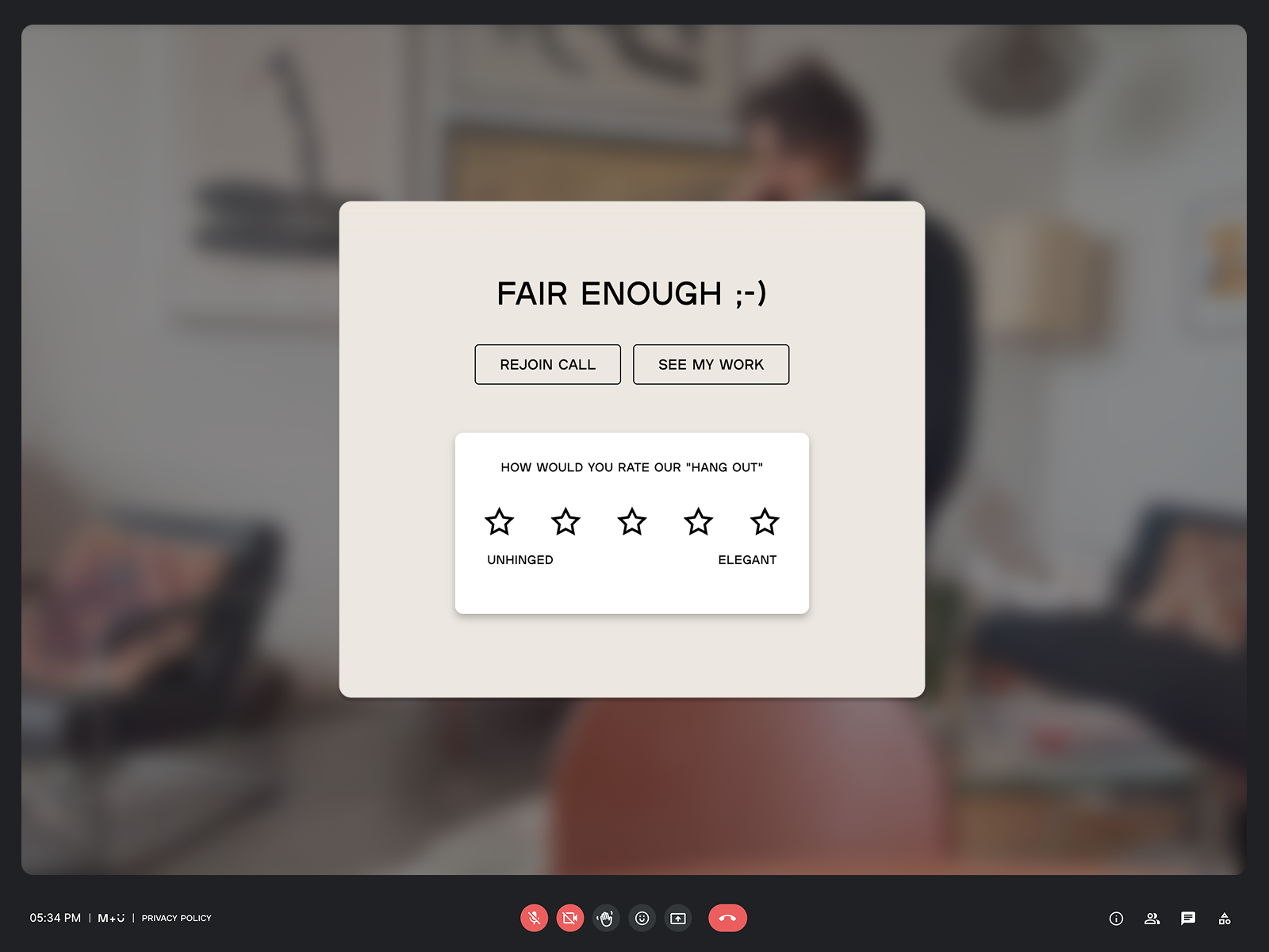 Rate this experience