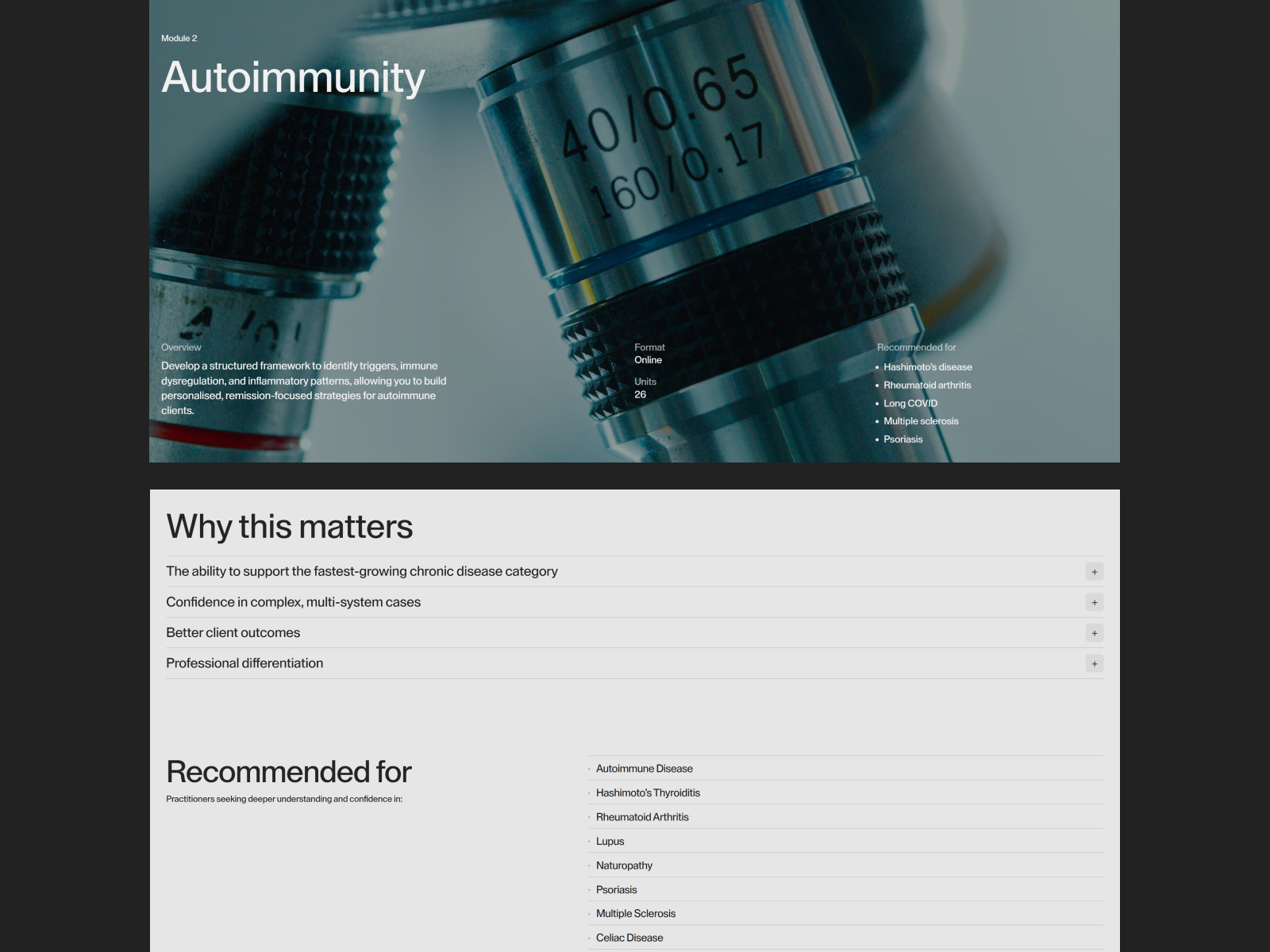 Courses (Scroll-Interaction)