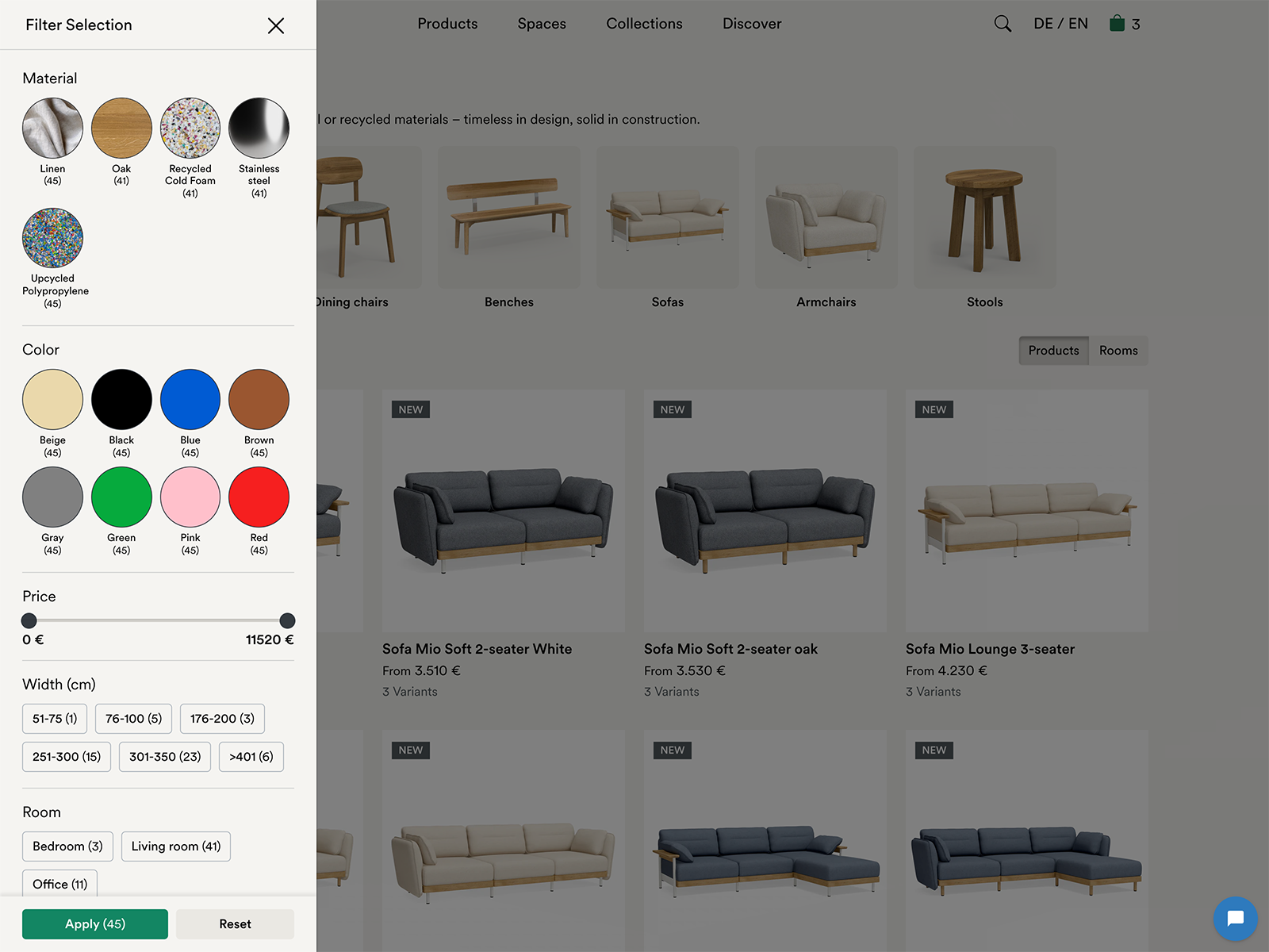 Collection Page & Filters
